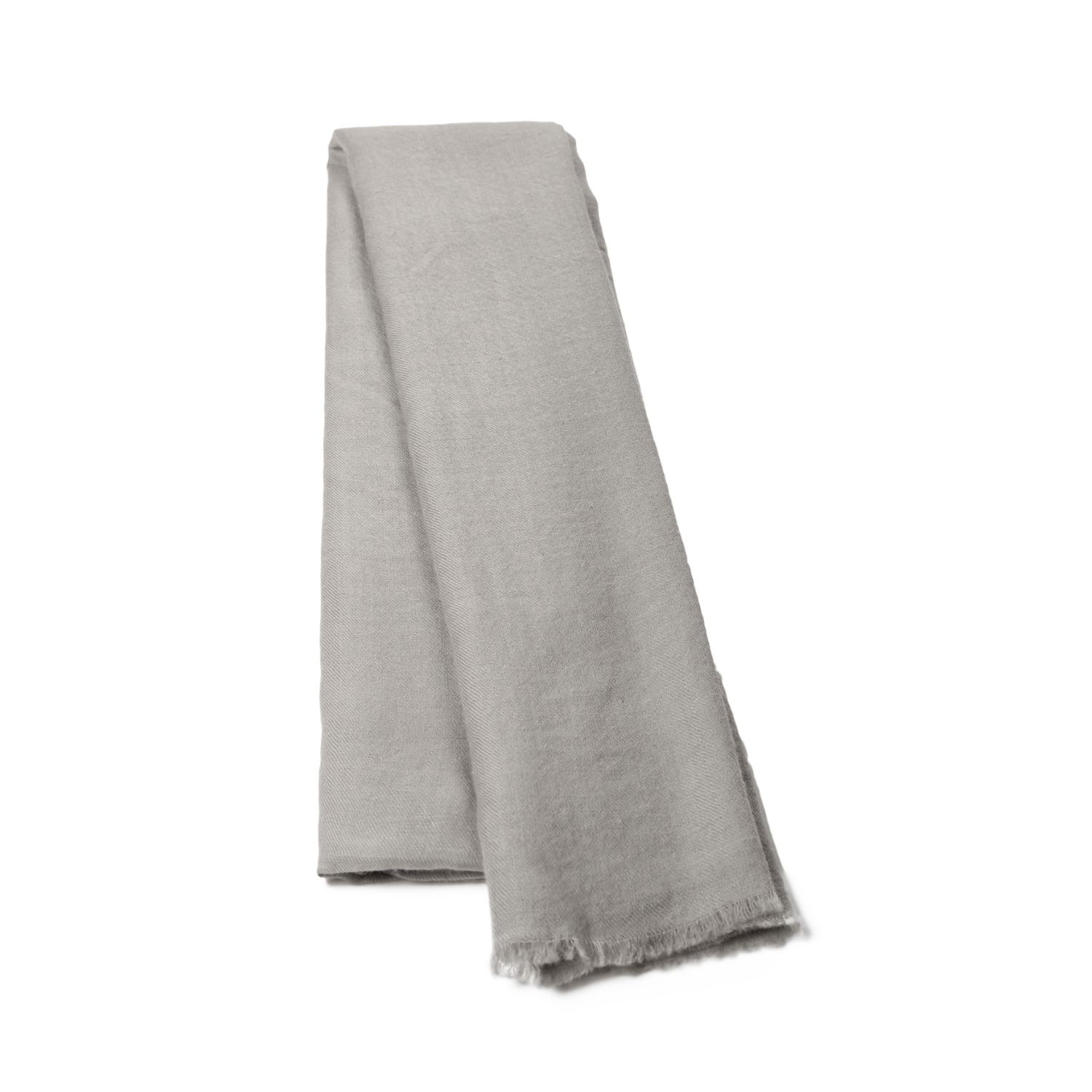 Men’s Handmade Silver Grey Cashmere Scarf Heritagemoda