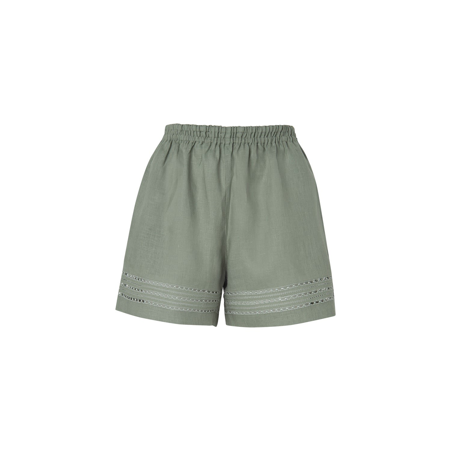 Anfisa Shorts In Jungle Green One Size Balushka