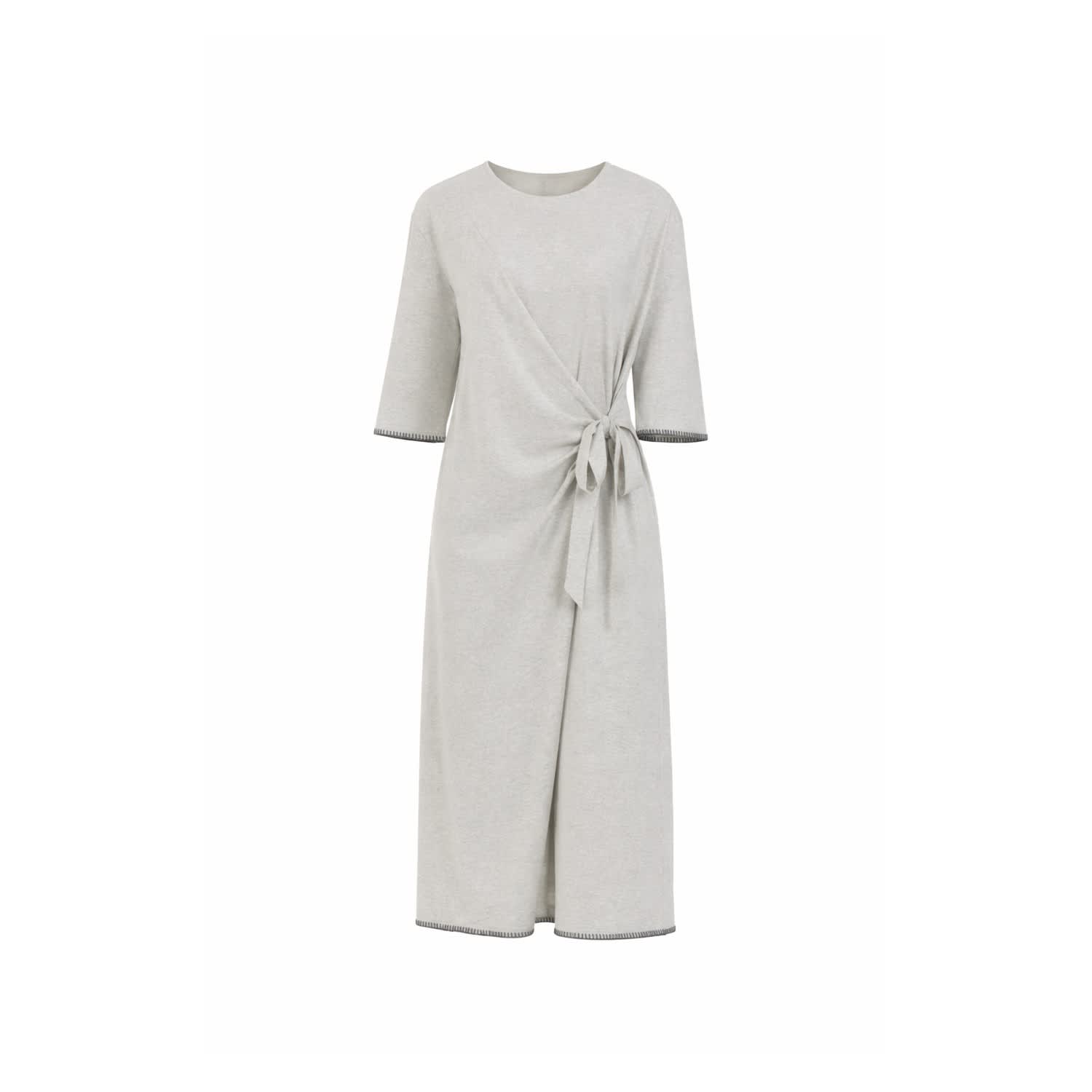 Cotton Stitch Dress Grey | Lou&Up (Formerly LOUP clothing)