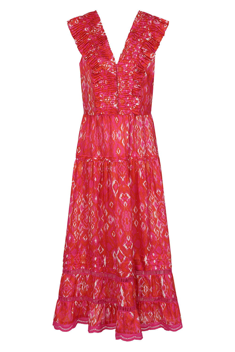 Women's Holkham Tuscany Pompelmo Dress | Large | Mercy Delta