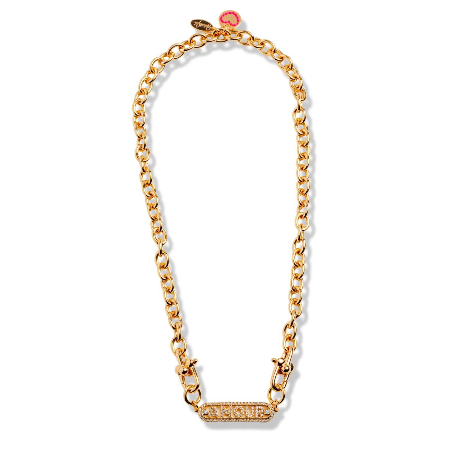 Mademoiselle Jules Women's Amour Necklace - Gold