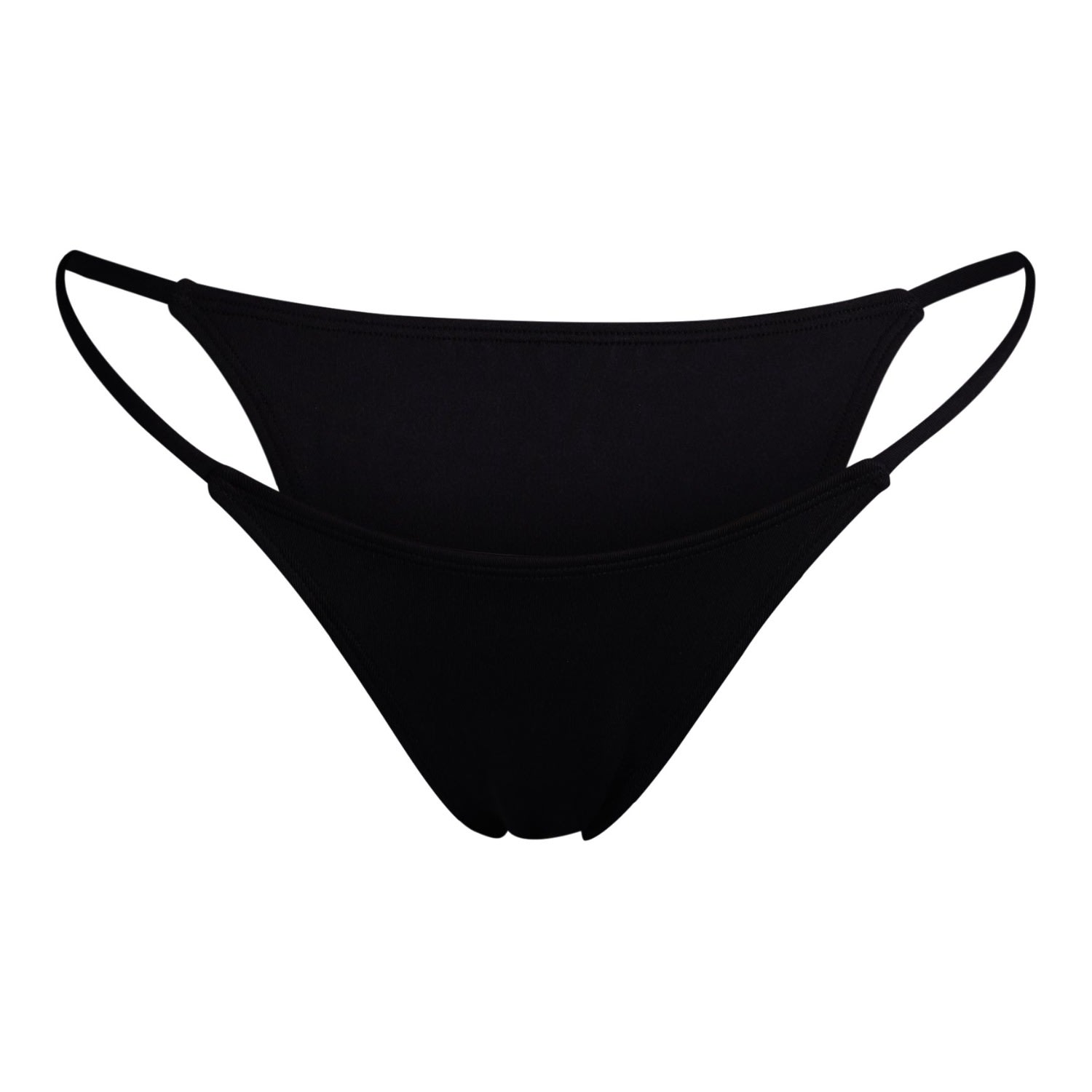 Minimale Animale Women's Ultra Brief Bikini Bottom - Dark Seas Black In Black