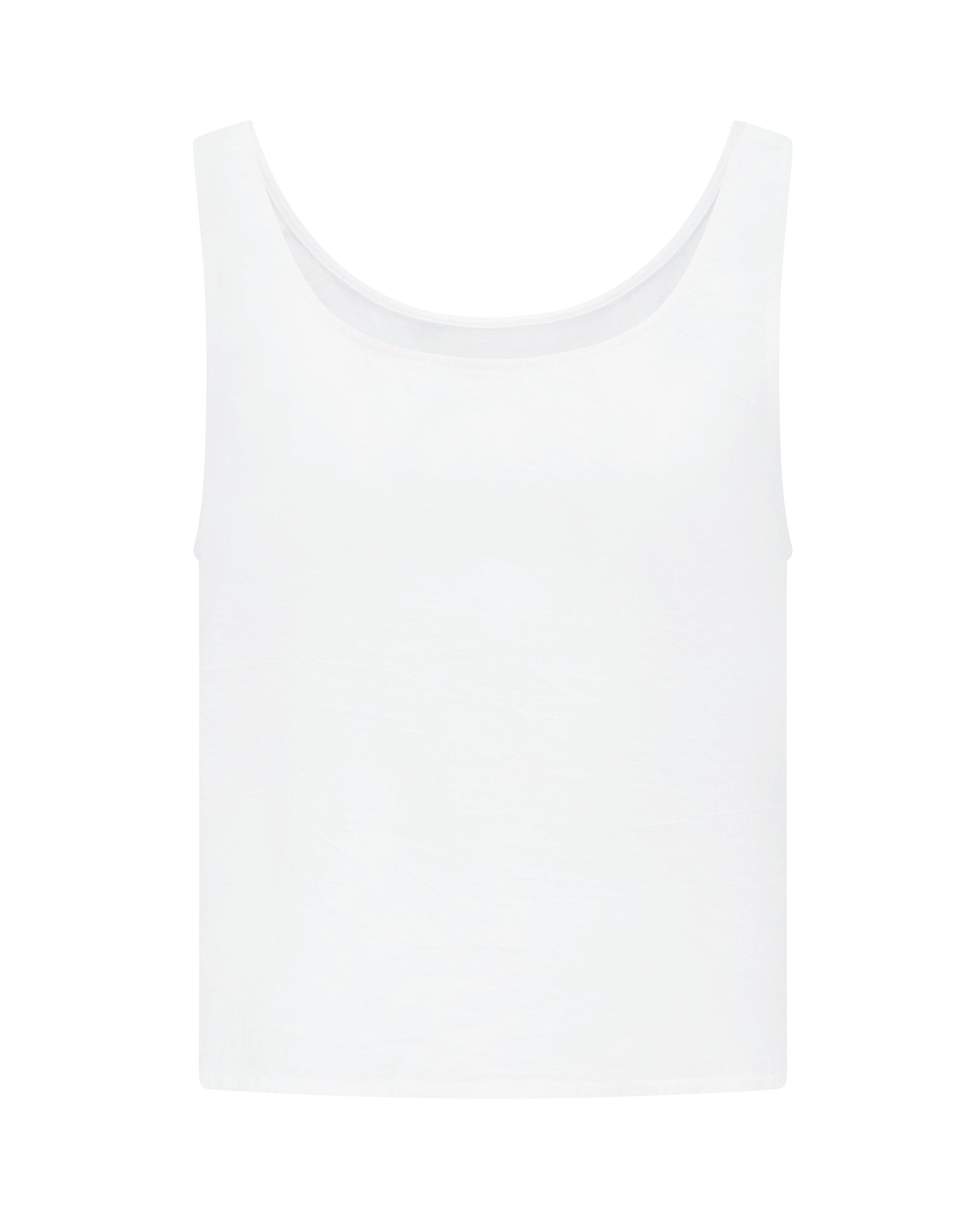 Nudea Women's The Tank - Cotton White In White