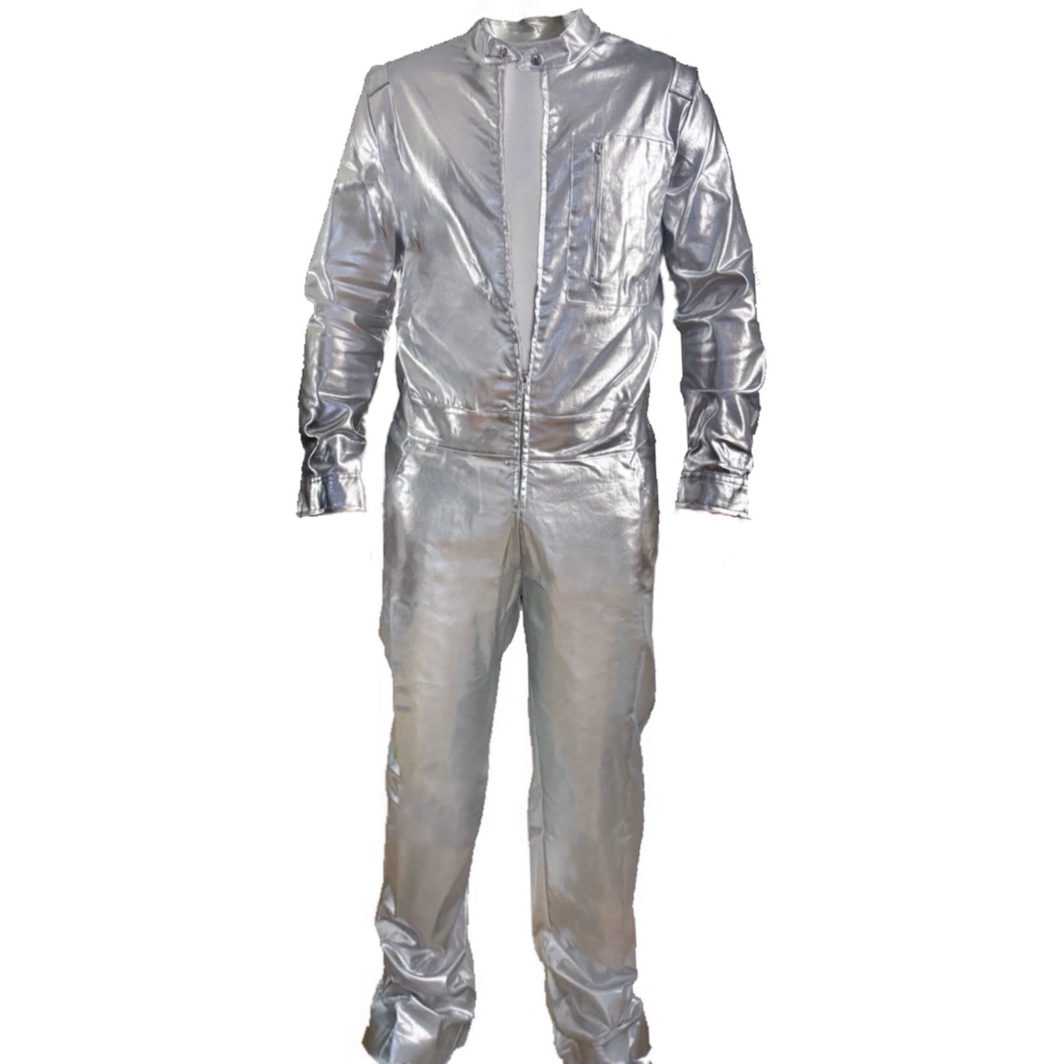 Lemuria Men's Silver Denim Jumpsuit By Dani Watanabe | HARMONIA NY