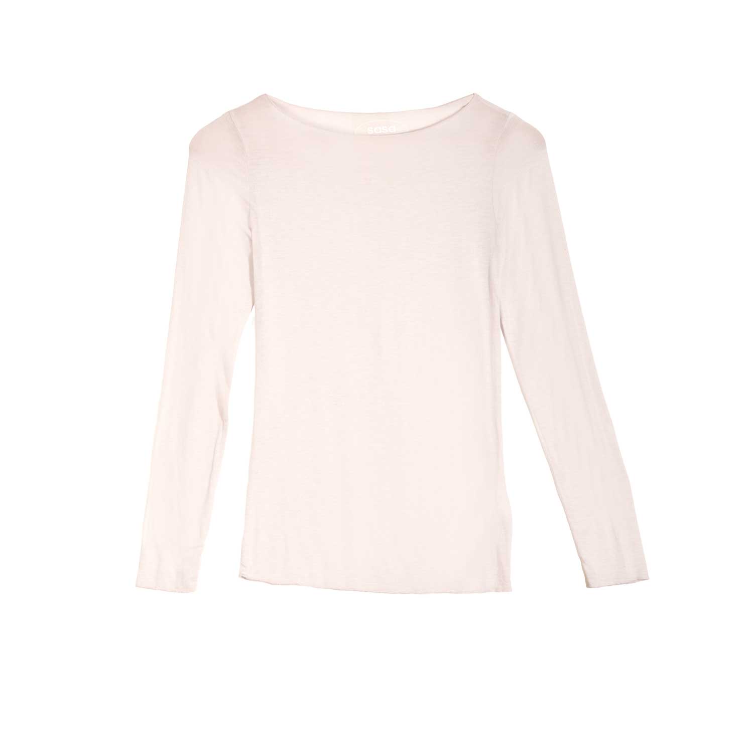 At Last... Women's Pink Slash-neck Base Layer In Light Dusky Rose In Pink