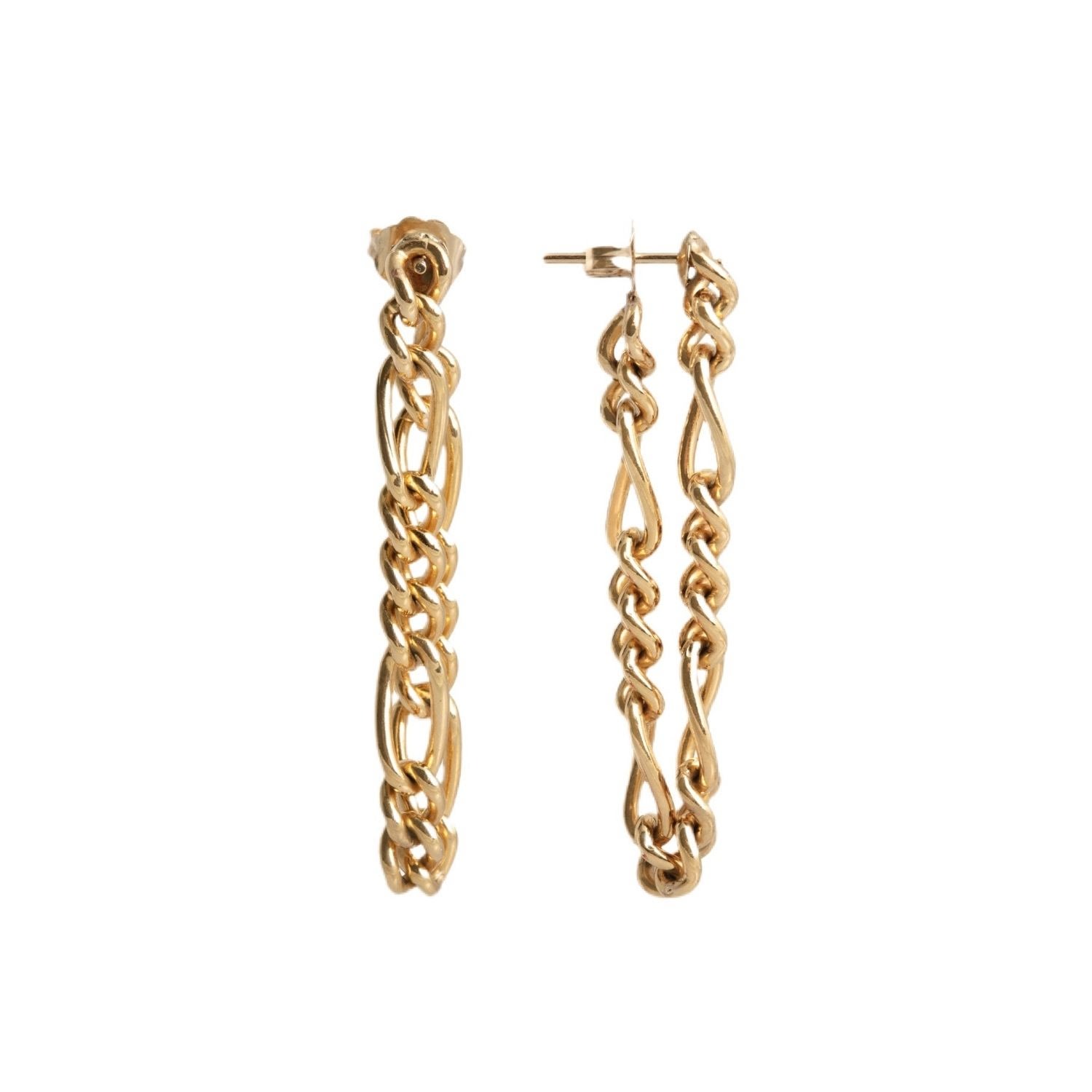 Women’s Sade Gold Chain Earrings Naiia