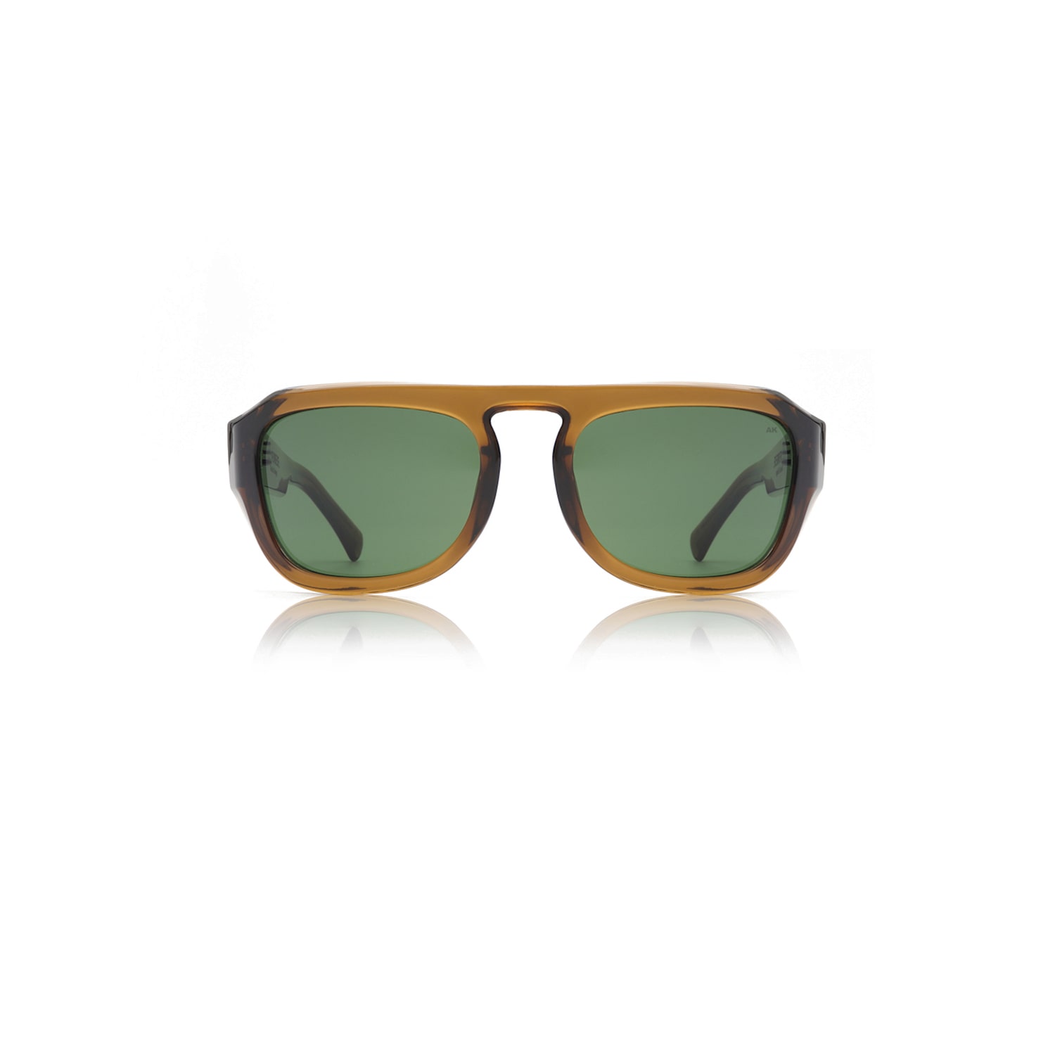 A. Kjærbede Men's Brown Max Sunglasses Smoke Transparent