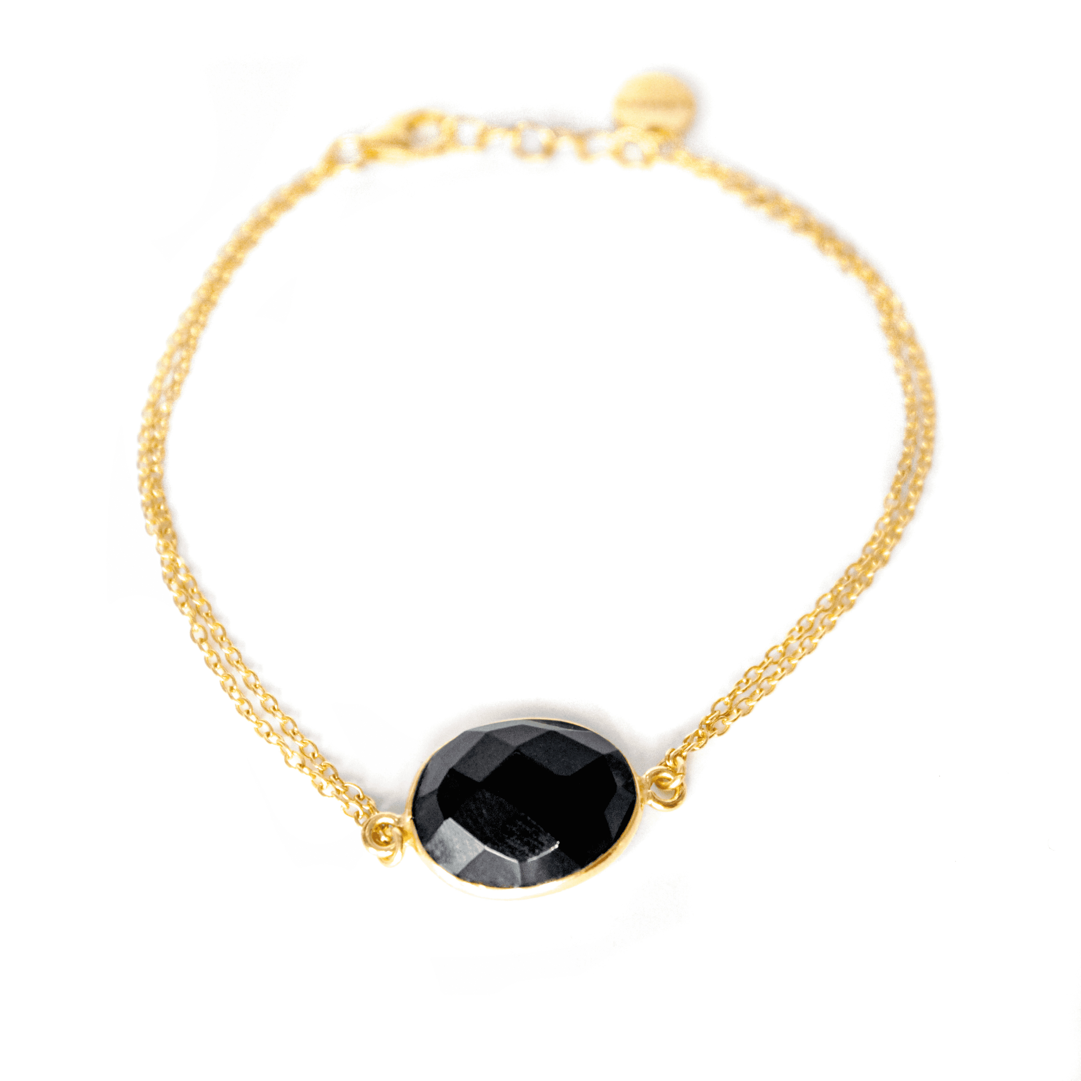 Women’s Gold / Black Kate Bracelet Black Onyx Somya London
