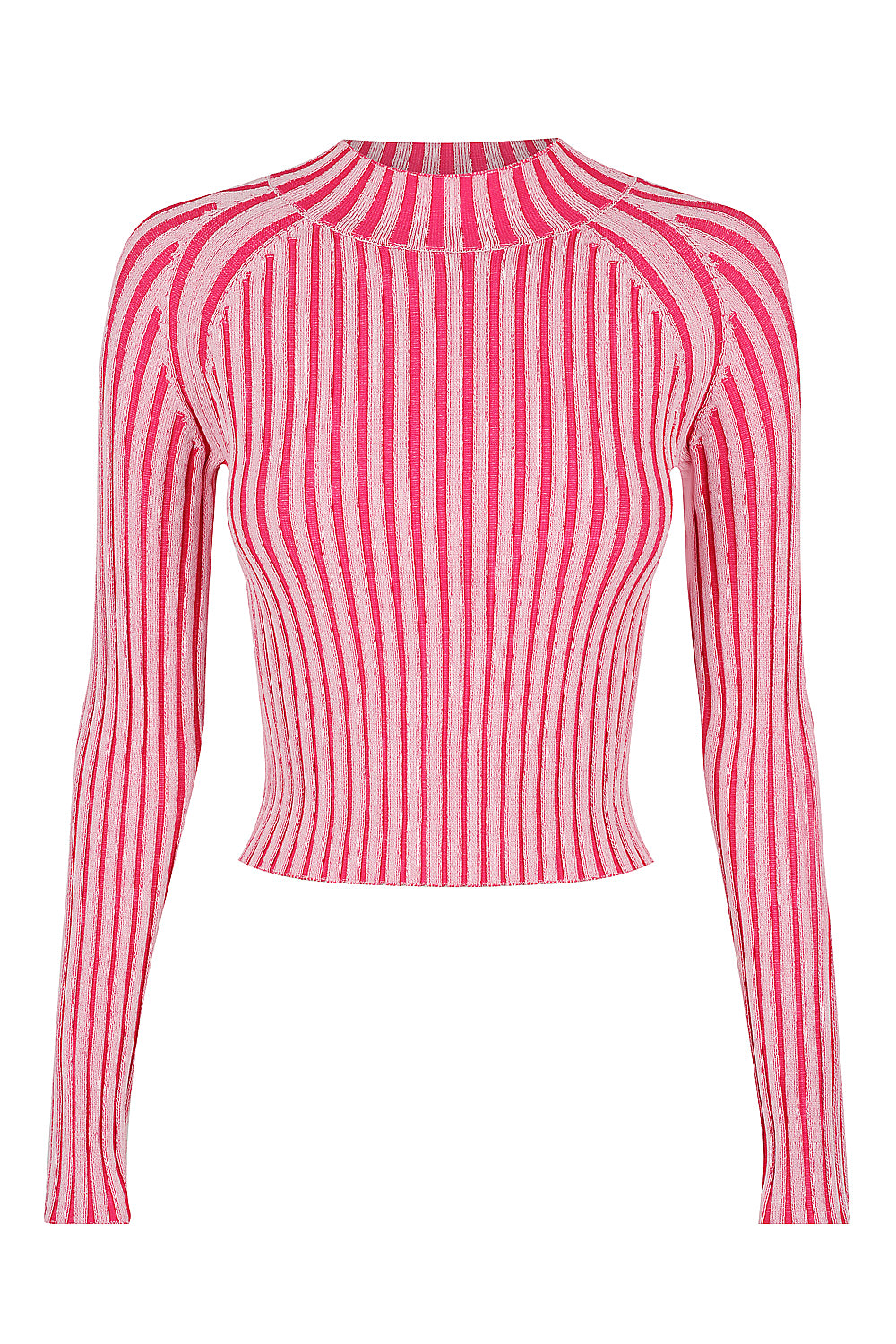 Women’s Pink / Purple The All Sorts Two-Tone Knit Top - Barbie Pink Small St Cloud Label