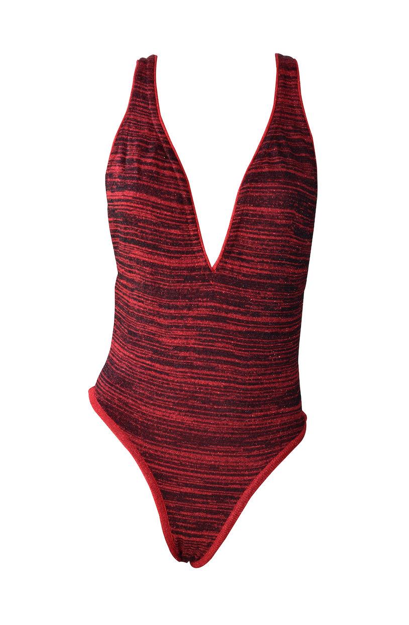 Women’s Red / Black Mare One Piece Swimsuit Small Maria Aristidou