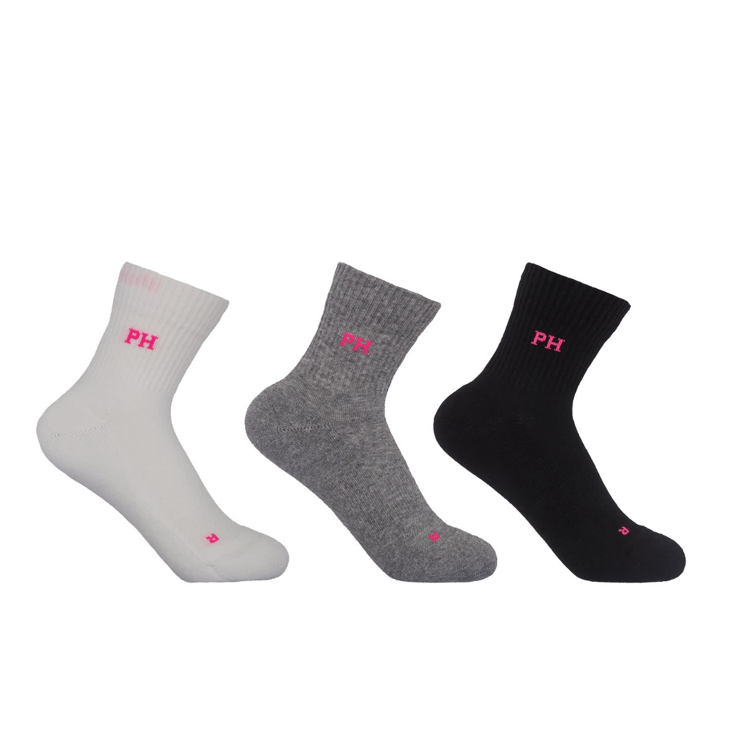 Peper Harow - Made In England Three Pack Quarter Recycled Women's Sport Socks – Mix