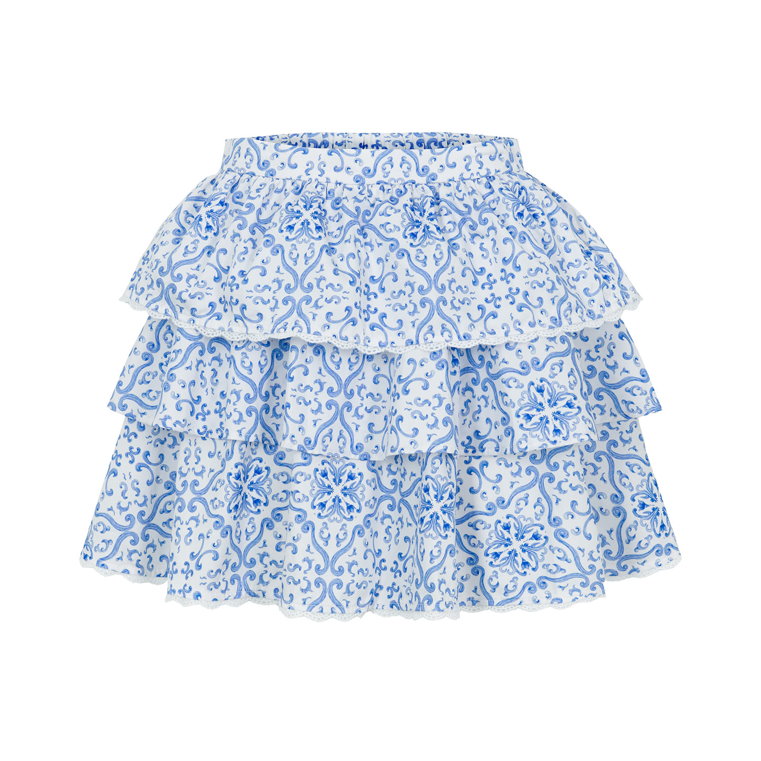 The Etta Collection Women's Clara Mini Skirt In Blue