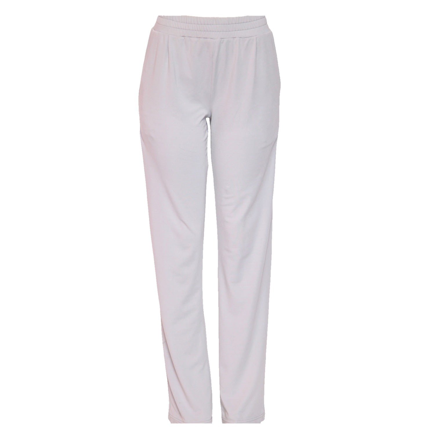Miracles Manifester Women's Mid-rise Straight Leg Pants - Light Grey In Grey