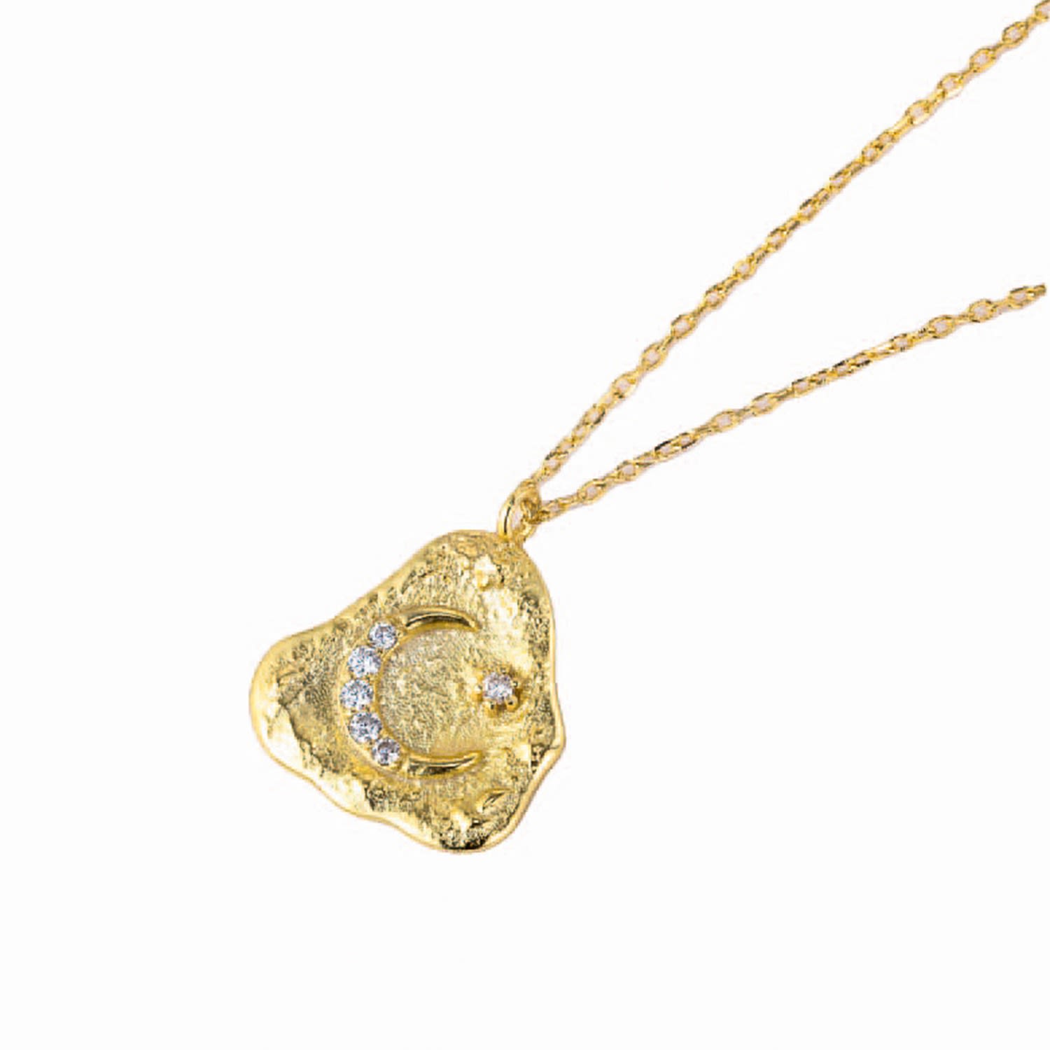 Women’s Luna Necklace - Gold Aaria London