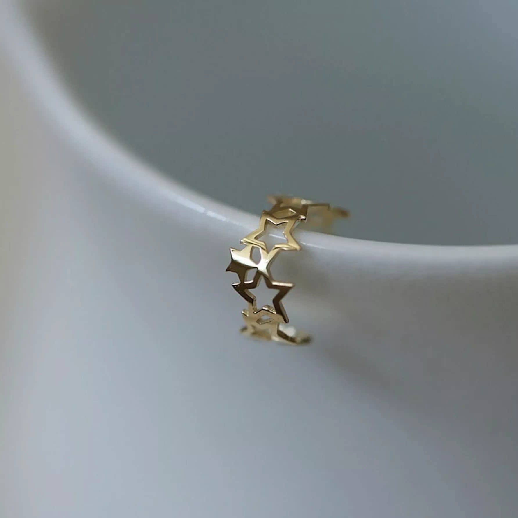 Gold Ear Cuff - No Piercing Necessary, Elk & Bloom - Everyday Fine Jewelry