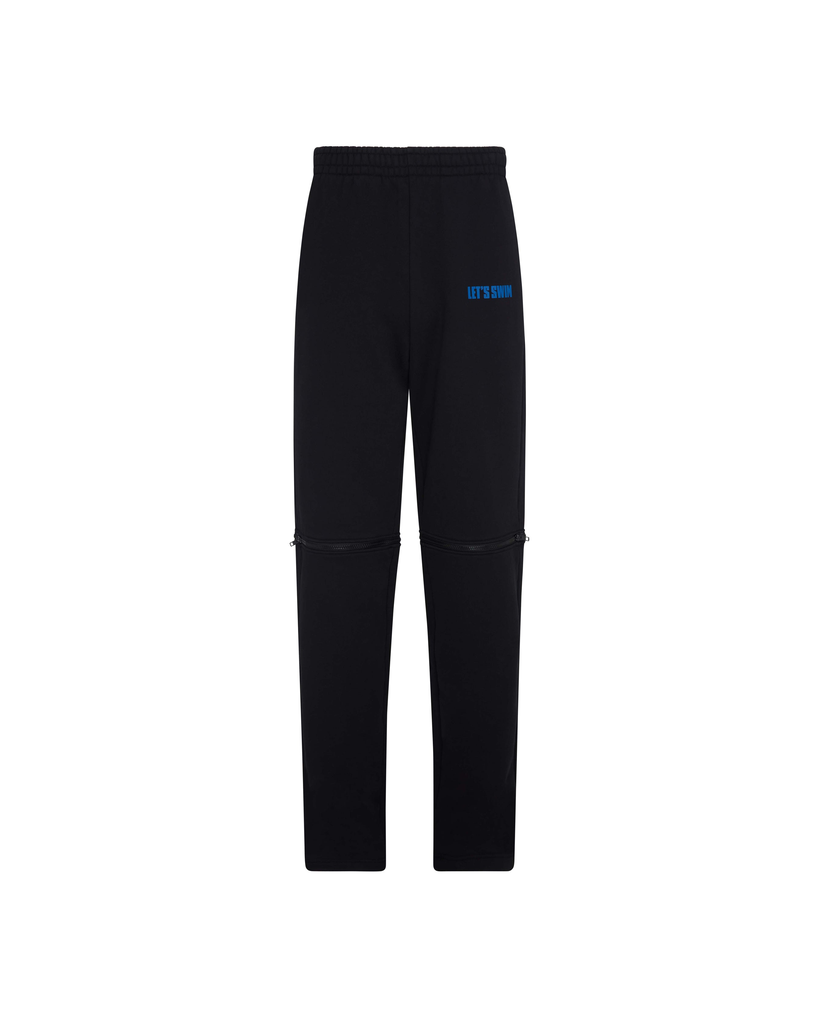 Let's Swim Men's Black  Cargo Joggers In Black