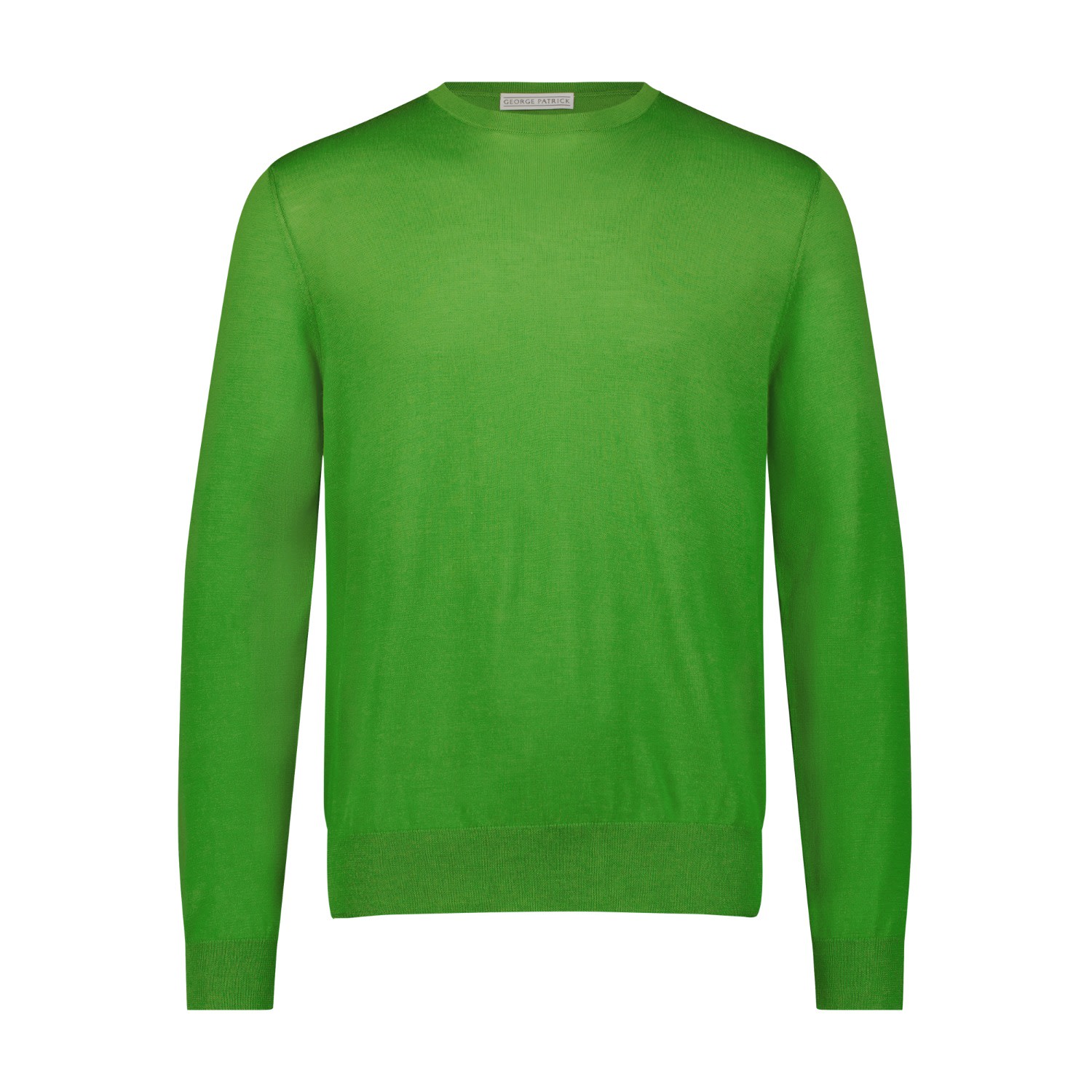 Men’s Grass Green Cashmere Sweater Large George Patrick