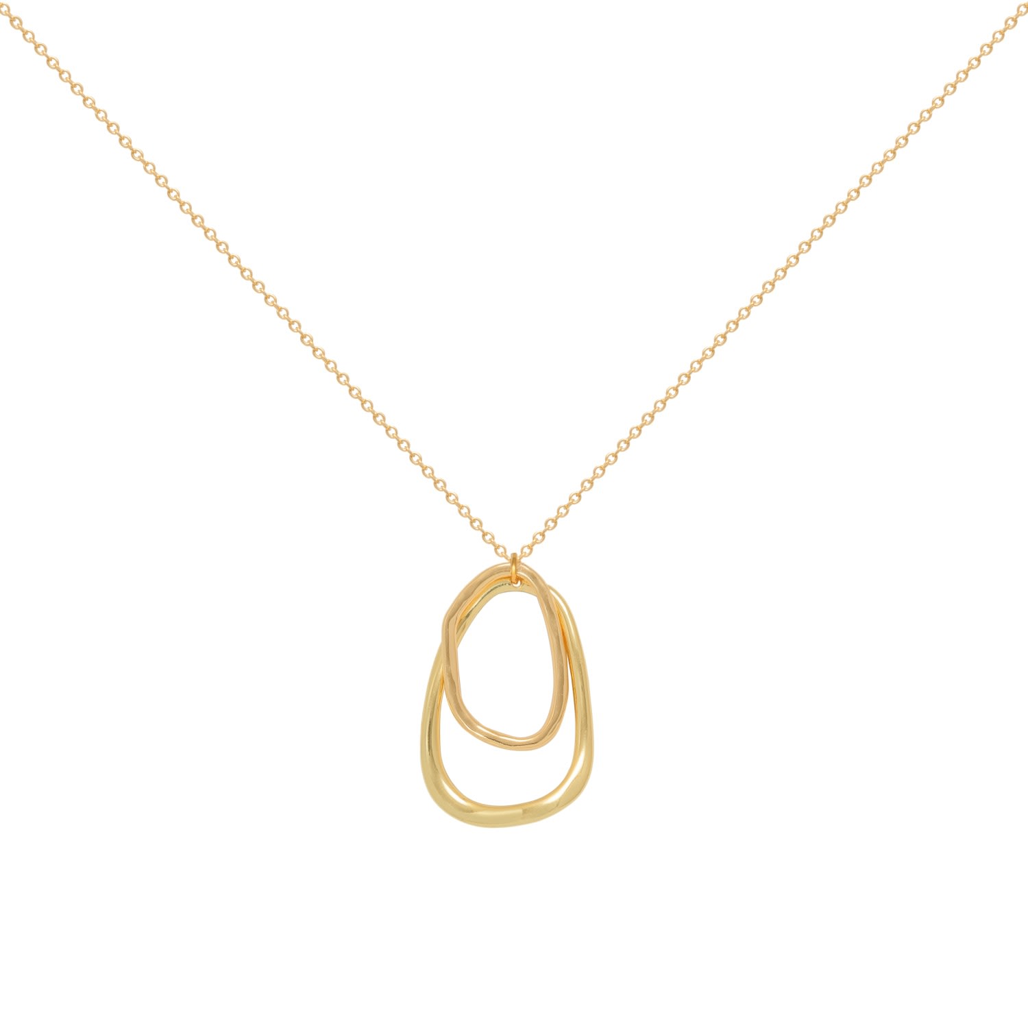 Women’s Gold Willa Necklace A Weathered Penny