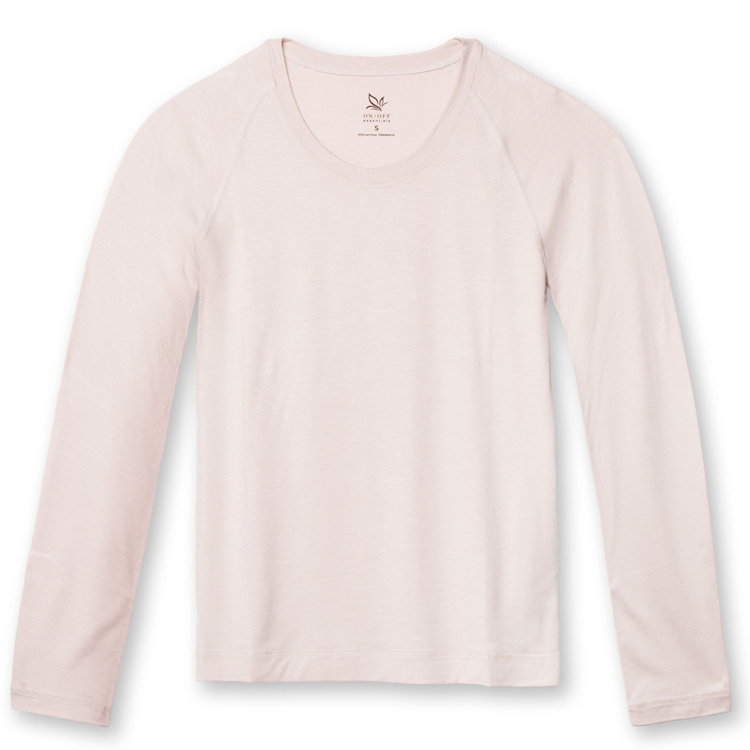 On/off Essentials Women's Neutrals Bamboo Long Sleeve Tee - Nude In Brown