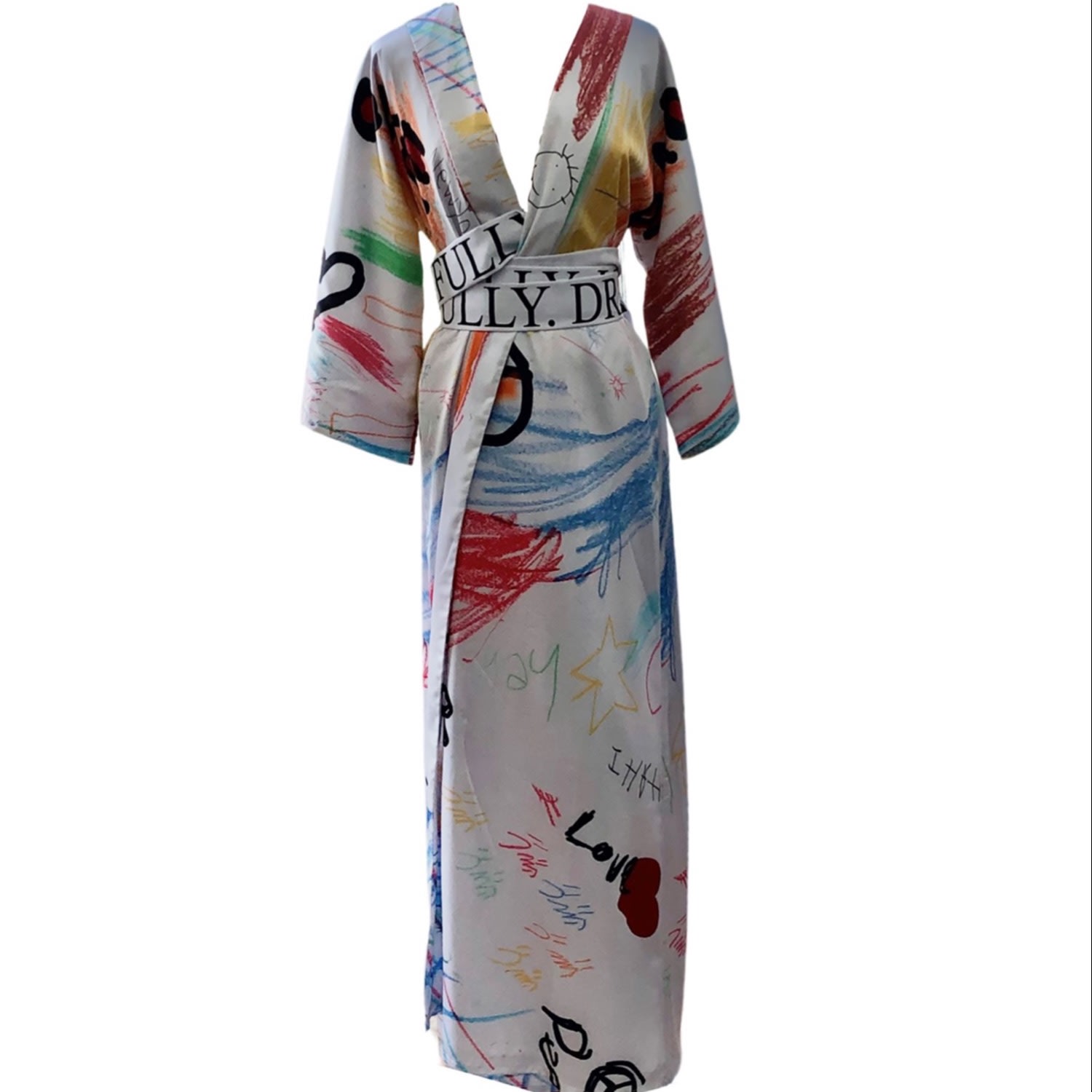 Arshys Women's  Diego Silk Coat In White