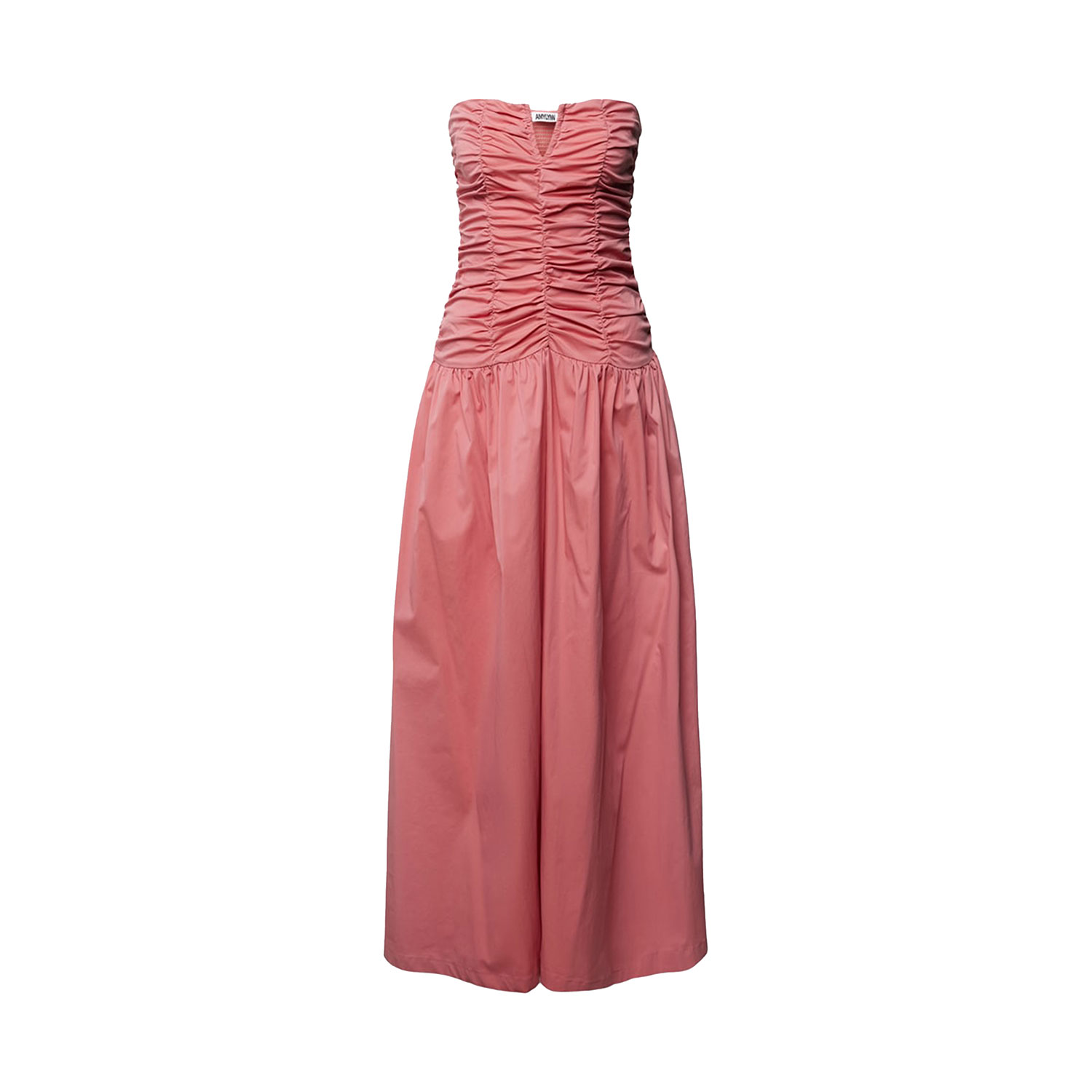 Amy Lynn Women's Pink / Purple Shyla Pink Ruched Column Bardot Maxi Dress In Pink/purple