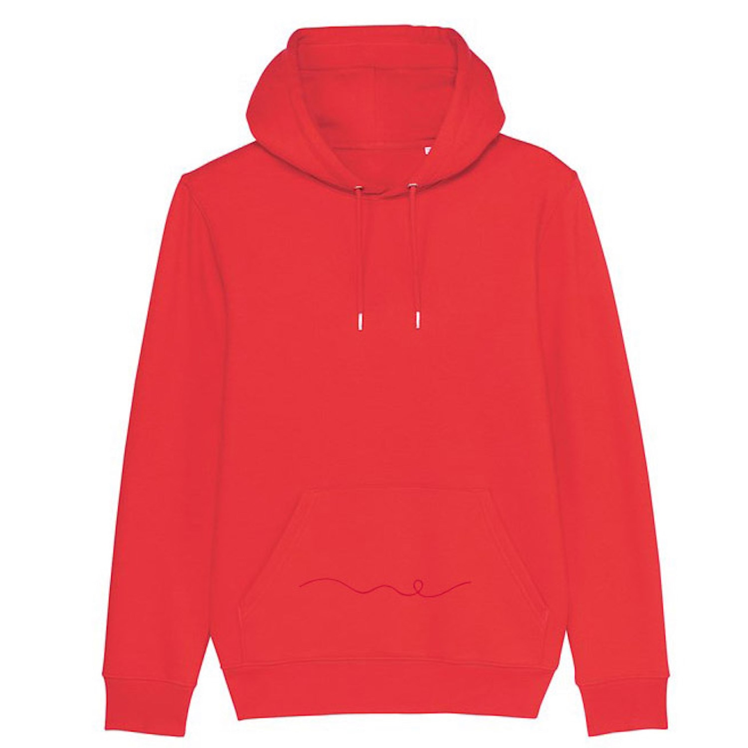 Women’s Organic Cotton Hoodie - Red Medium Kokoro Organics