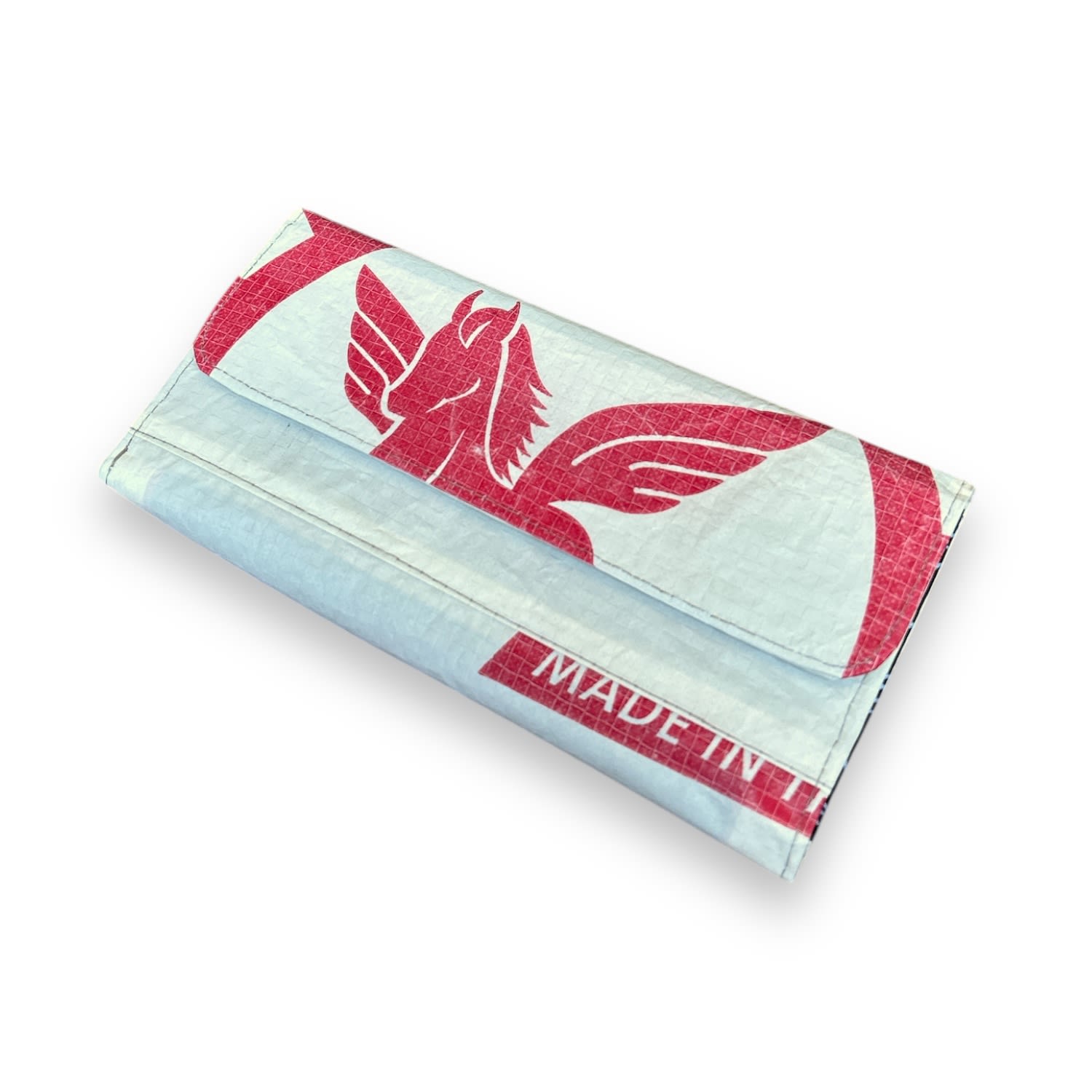 Torrain Recycled Bags Women's Neutrals / Red Pegasus Range Tri-fold Wallet