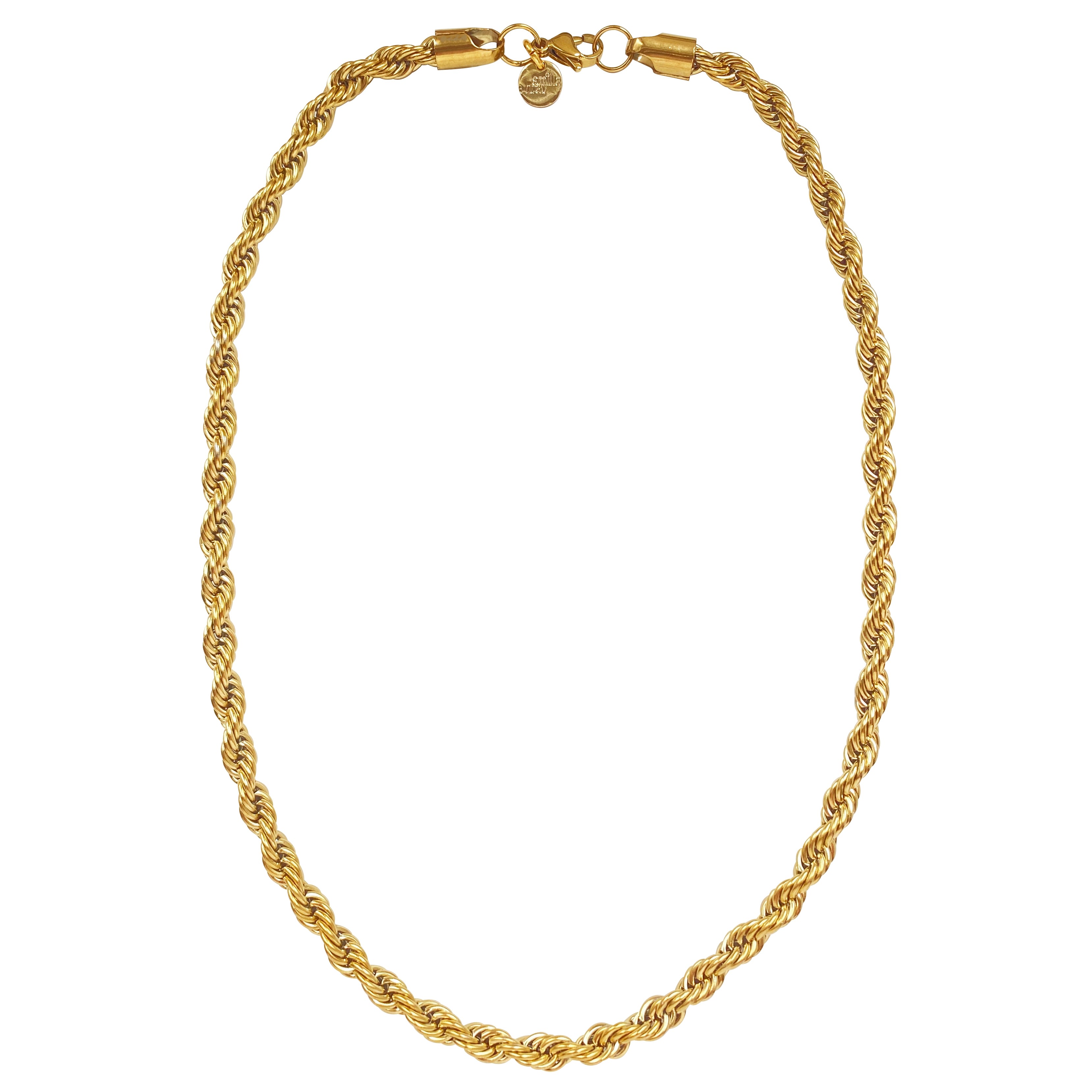Smilla Brav Women's Gold Rope Chain Necklace Petra In Gold
