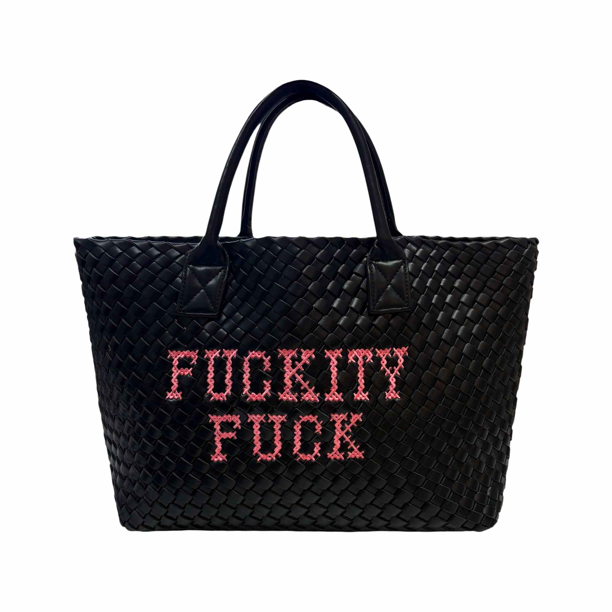 Fuckity Fuck Embroidered Handbag | Lilly Loves | Wolf & Badger
