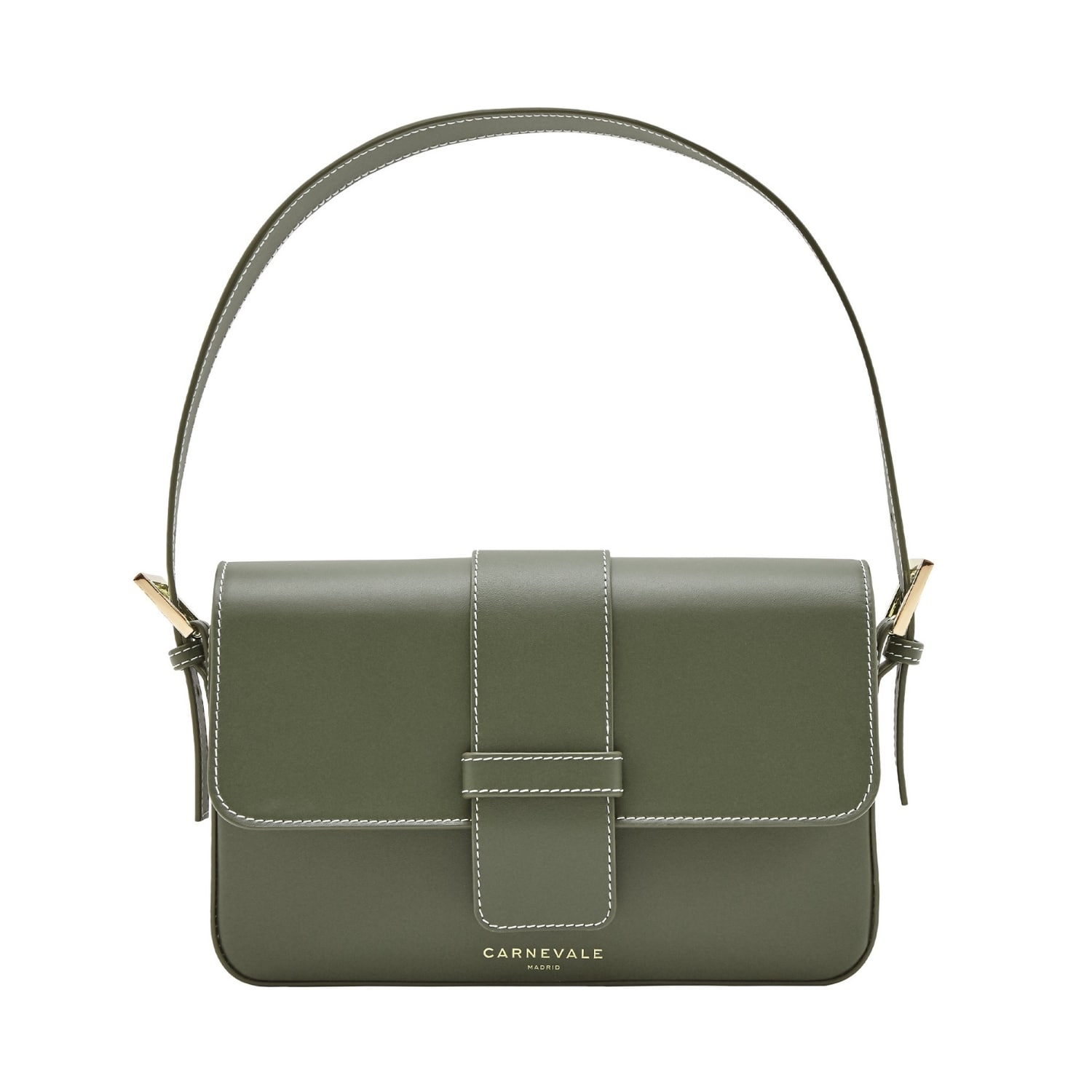 Carnevale Women's Green Dalia Army - Baguette Bag