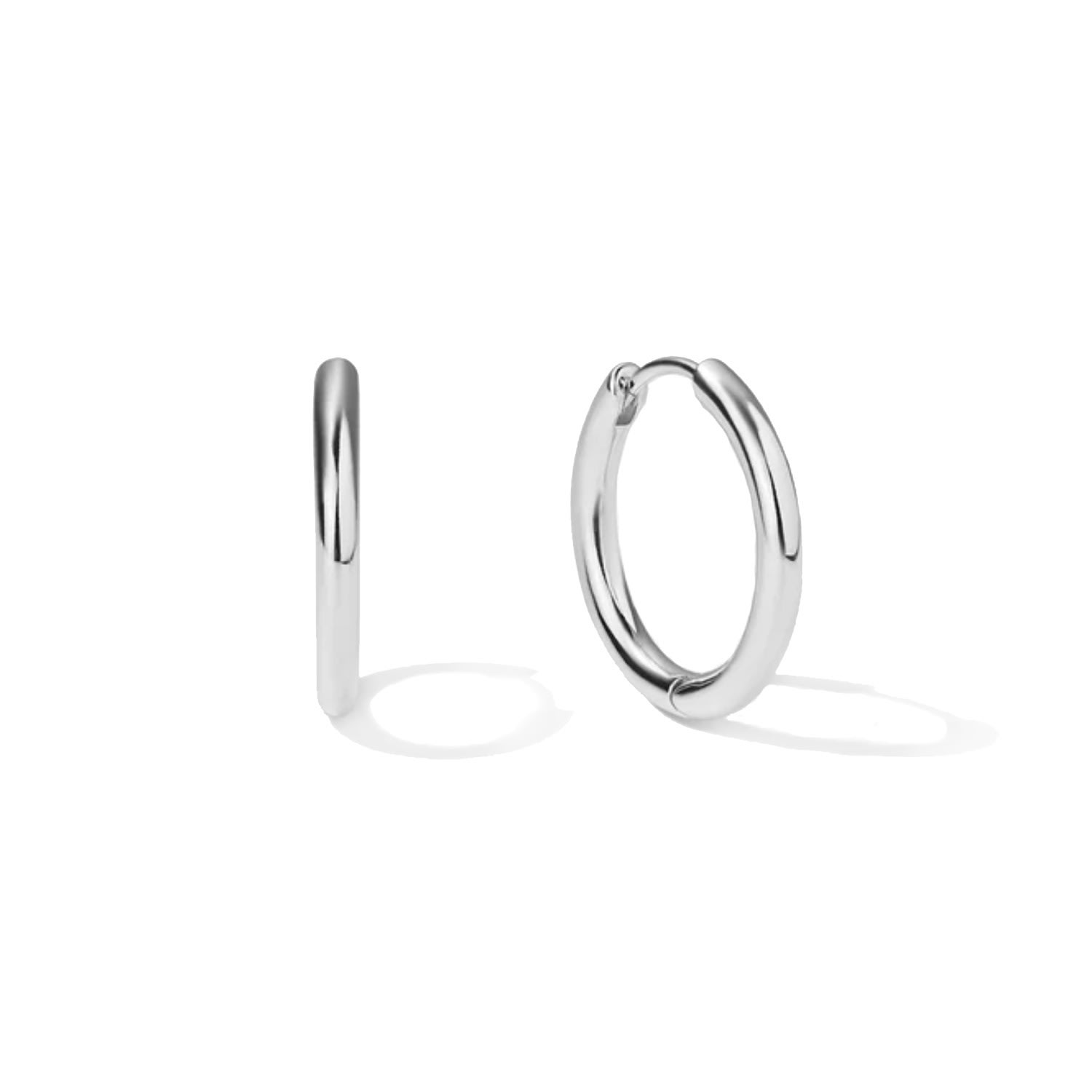 Women's Sterling Silver Hoop Earrings – Timeless Elegant Jewelry | Unaloe
