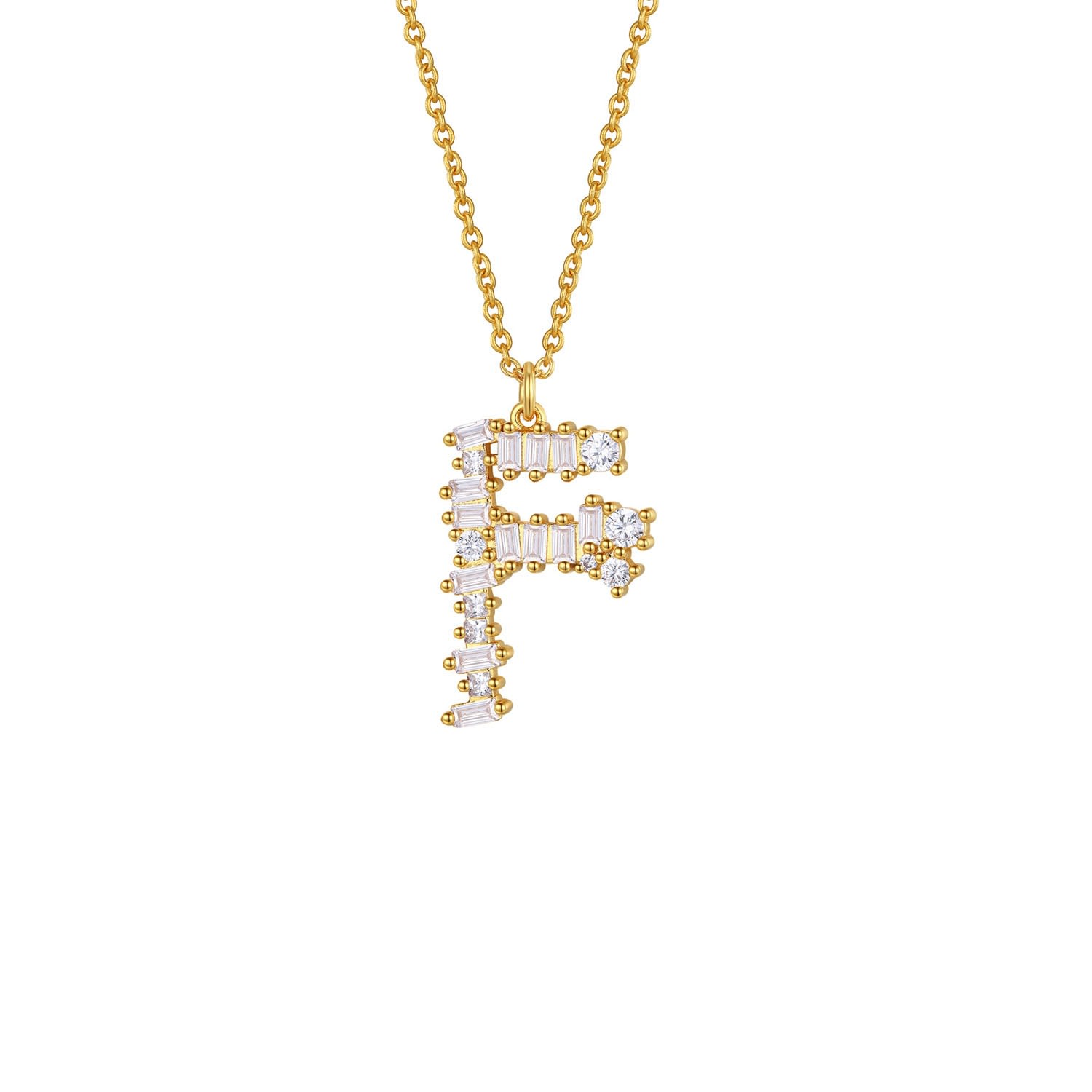 O.Yang - Alphabet F Initial Necklace