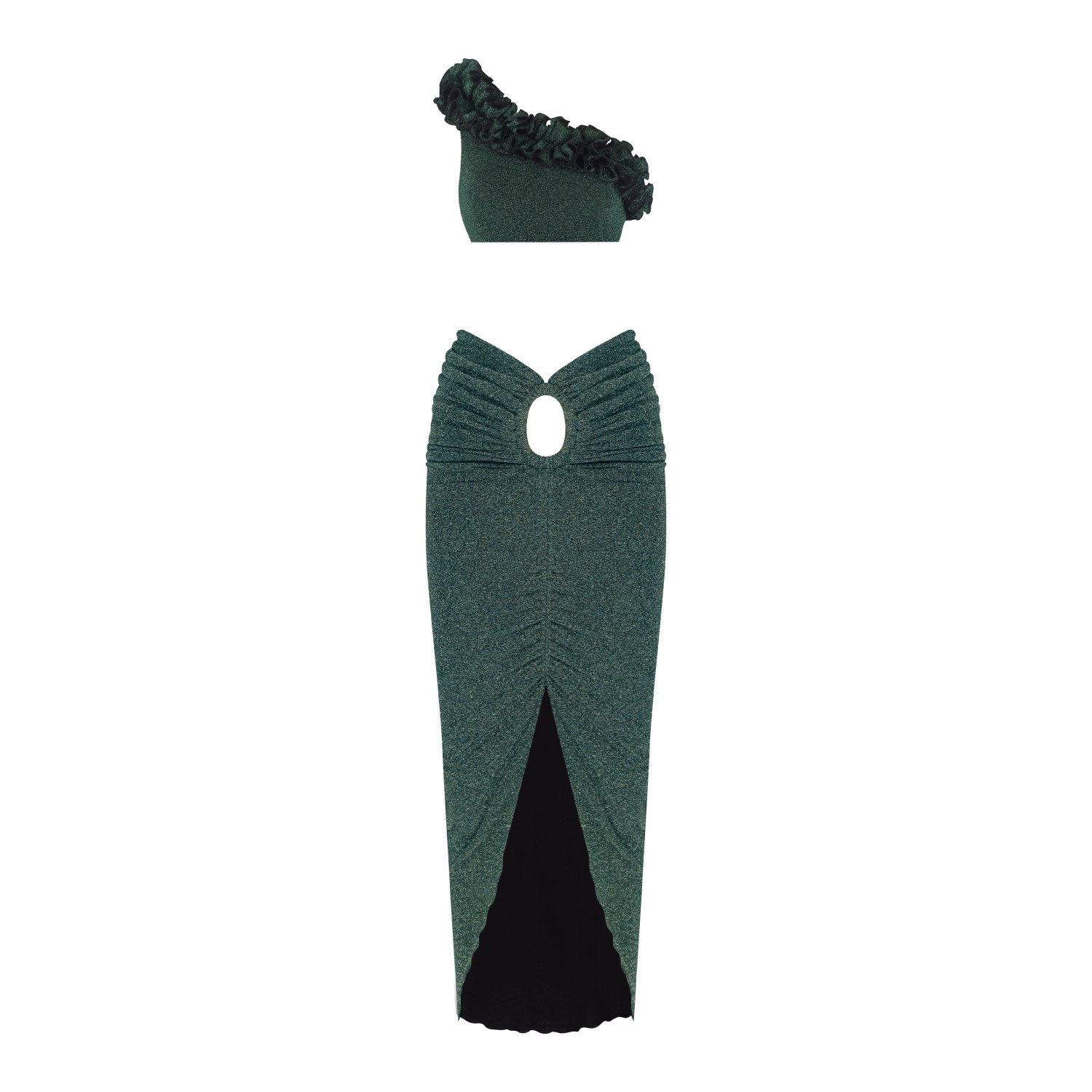 Nur Karaata Alexis Moon Sparkle Green Set