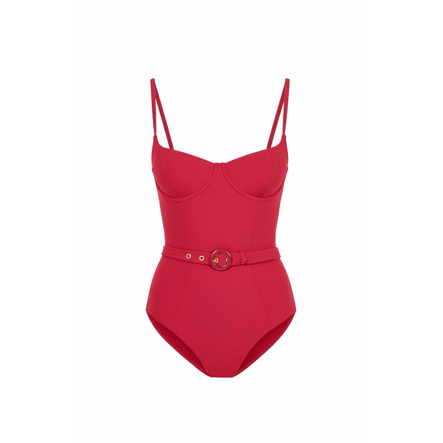 Women's Gigi Underwired One Piece - Cherry Red | Small | Kikki-G Swimwear