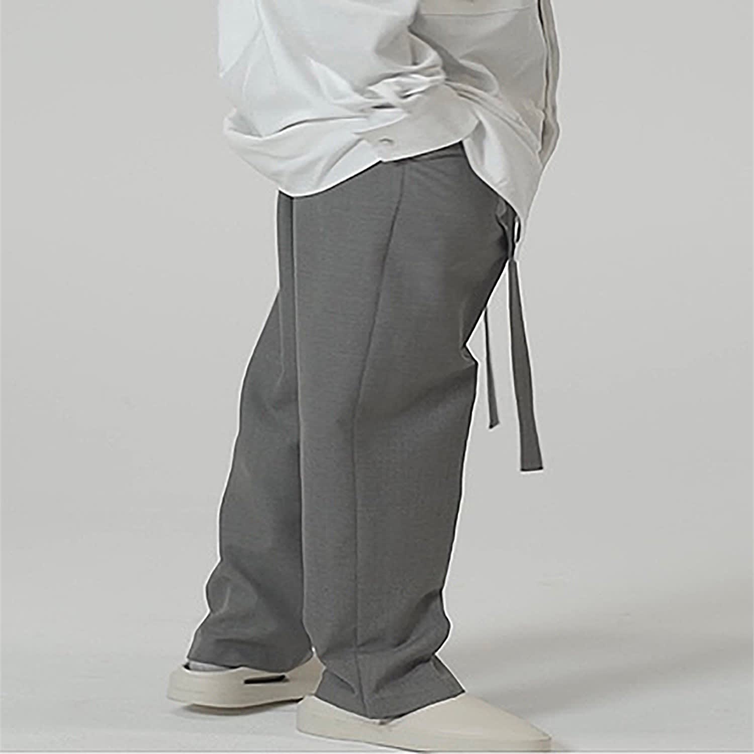 Tapered Jogger Pants - Heather Grey