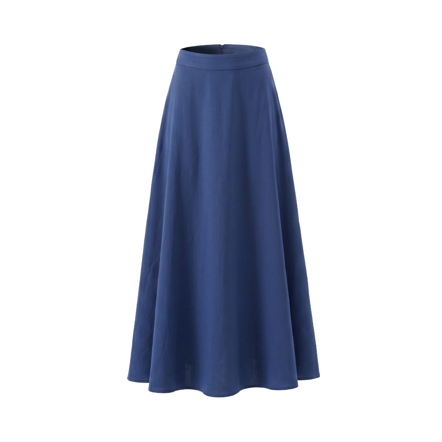 Women's Blue Juki Navy Linen Skirt | Small | Yumi Kim