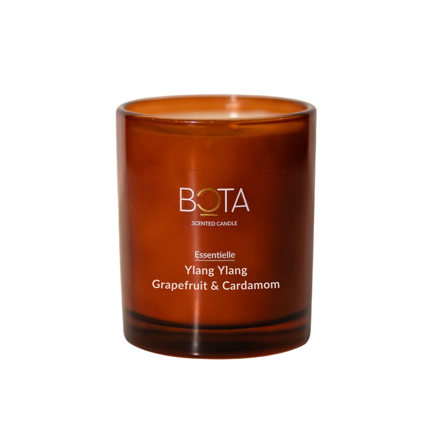 Bɔta Brown Essentielle Collection: Ylang Ylang, Grapefruit & Cardamom Scented Candle In Brown