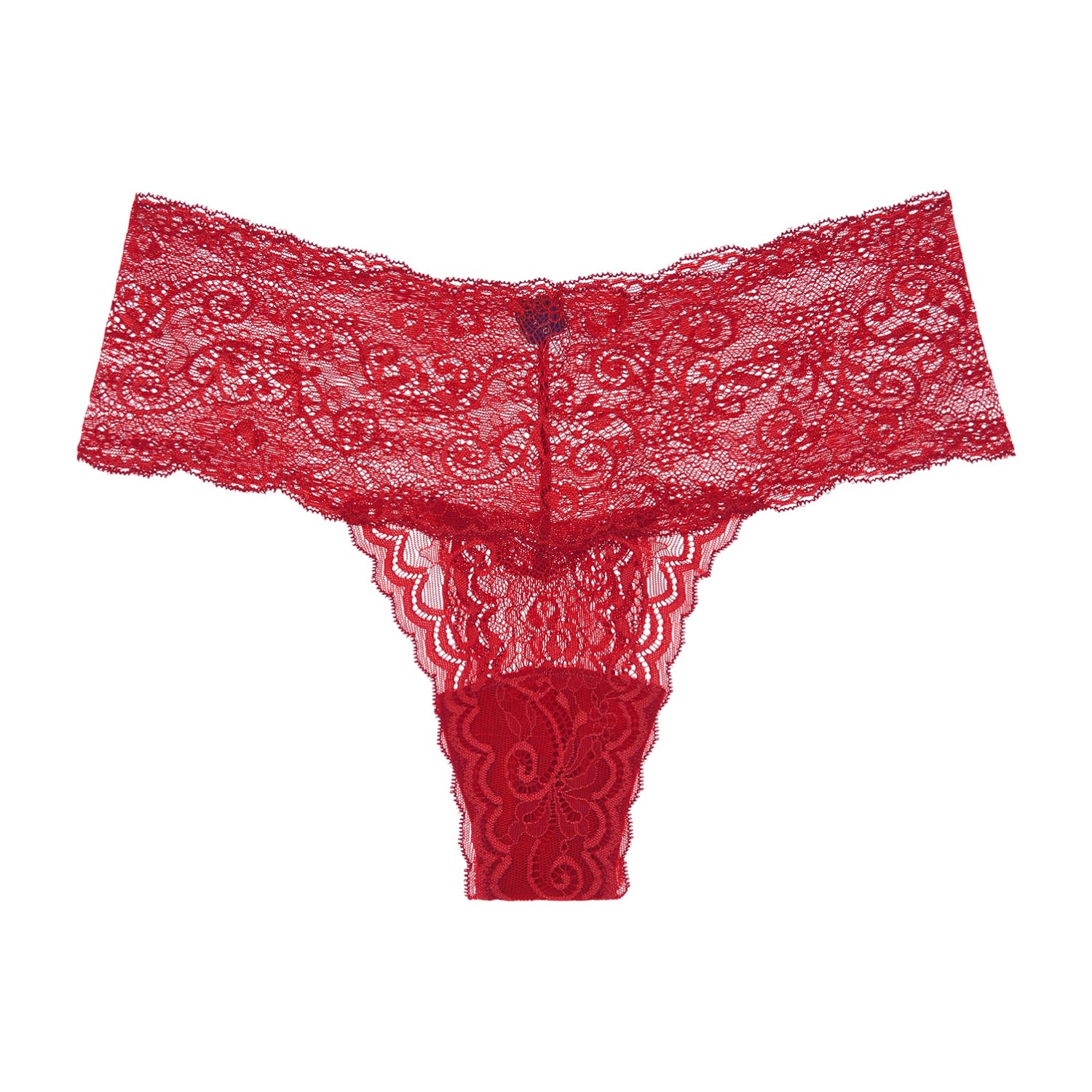 Journelle Women's Red Sapna Mid-rise Thong Claret In Red