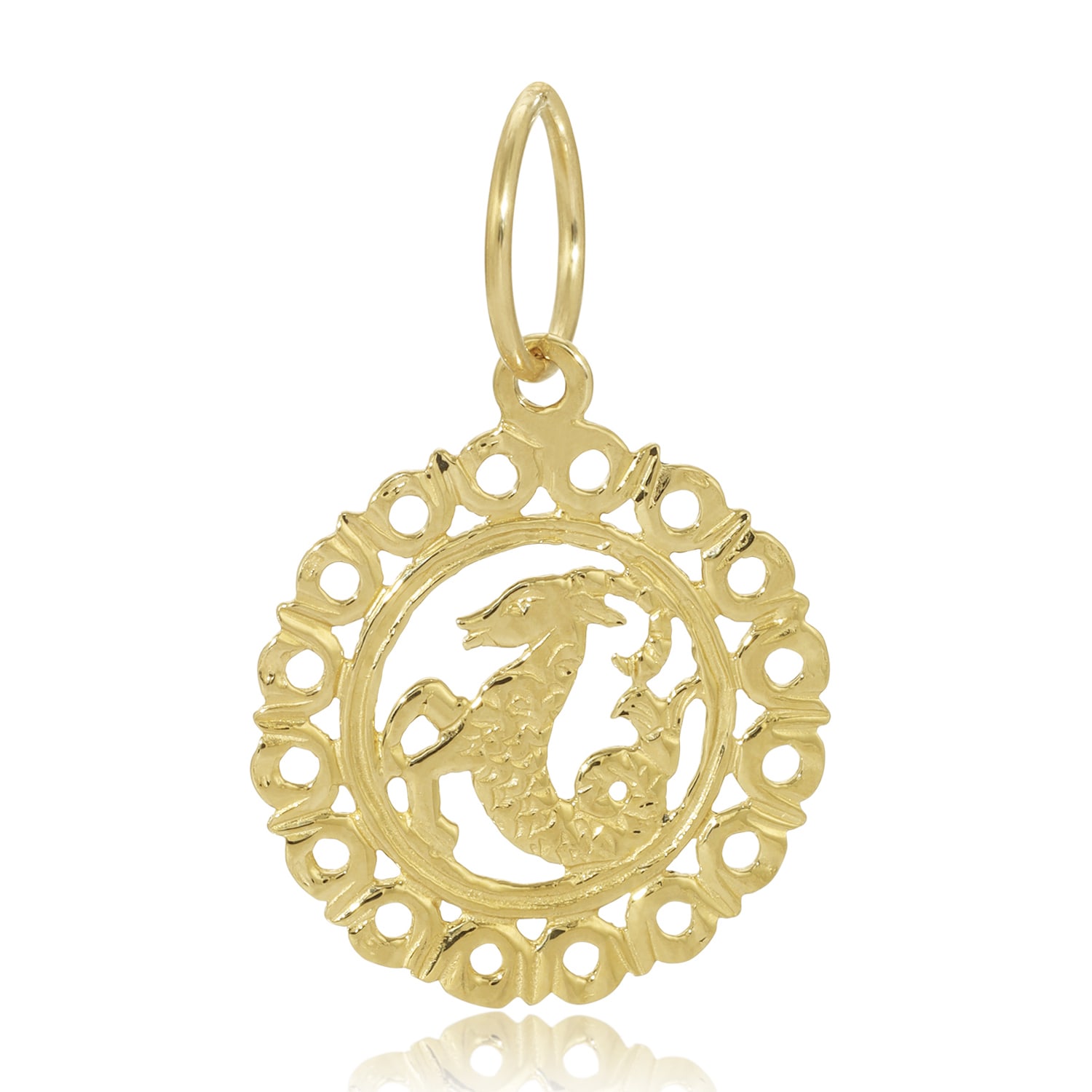 Women’s Gold Zodiac Pendant - Capricorn Maya Brenner