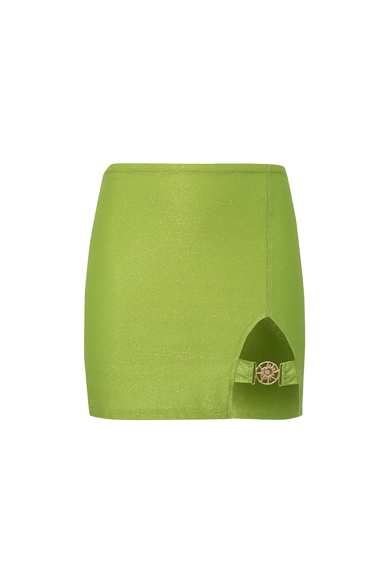 Luna B Women's Green Scarlett Skirt In Green