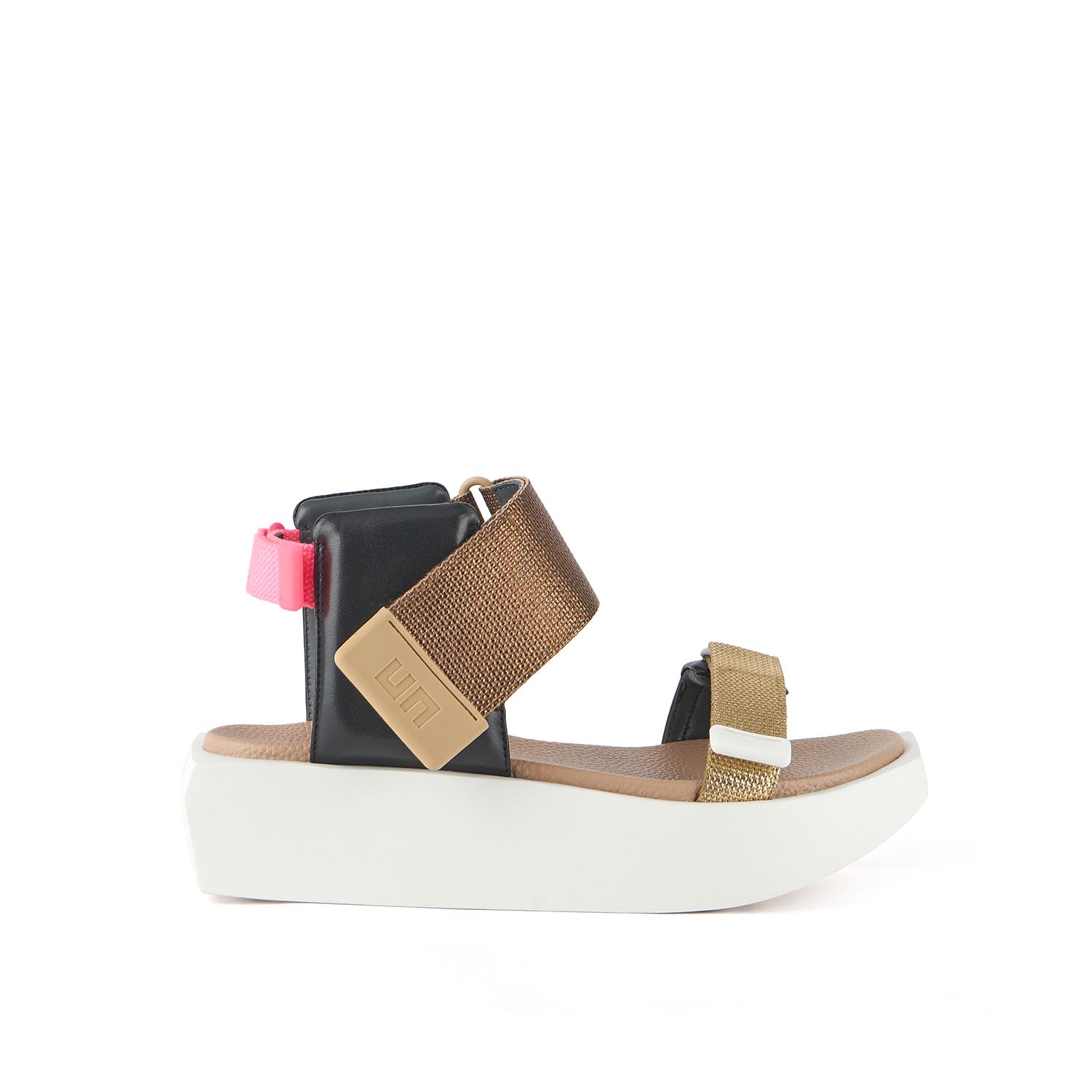 Women's Brown / Rose Gold / White Wa Puffy Lo - Connect | 5.5 Uk | United Nude