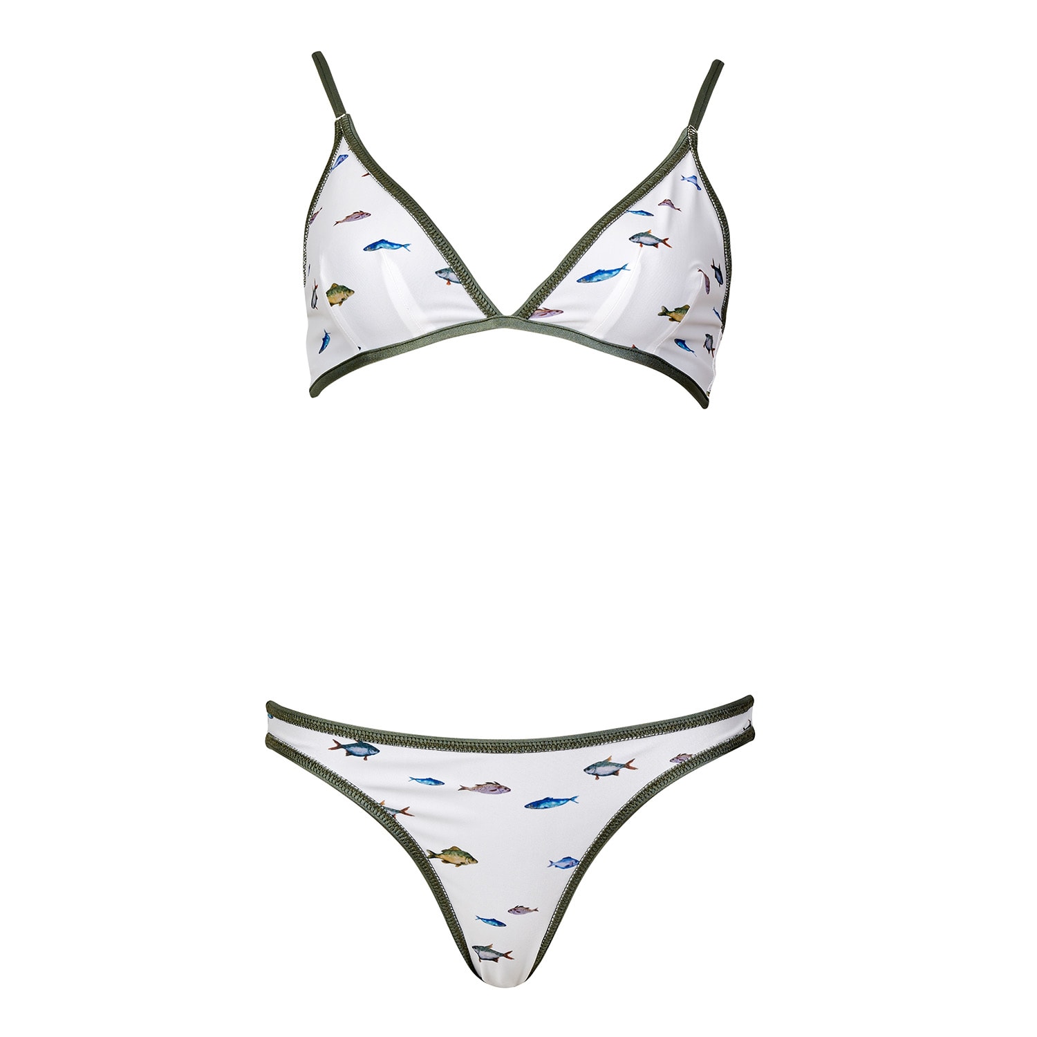 Pelso Women's Mara Reversible Bikini In Luminous Green In White