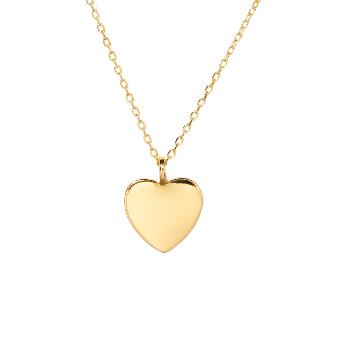 Little Sky Stone Women's Gold Lev Heart Necklace