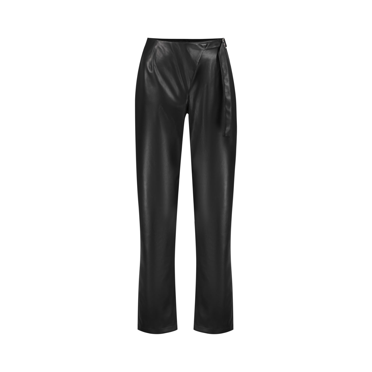 Black Cloud Women Vegan Leather Pants Large Studio Ayte