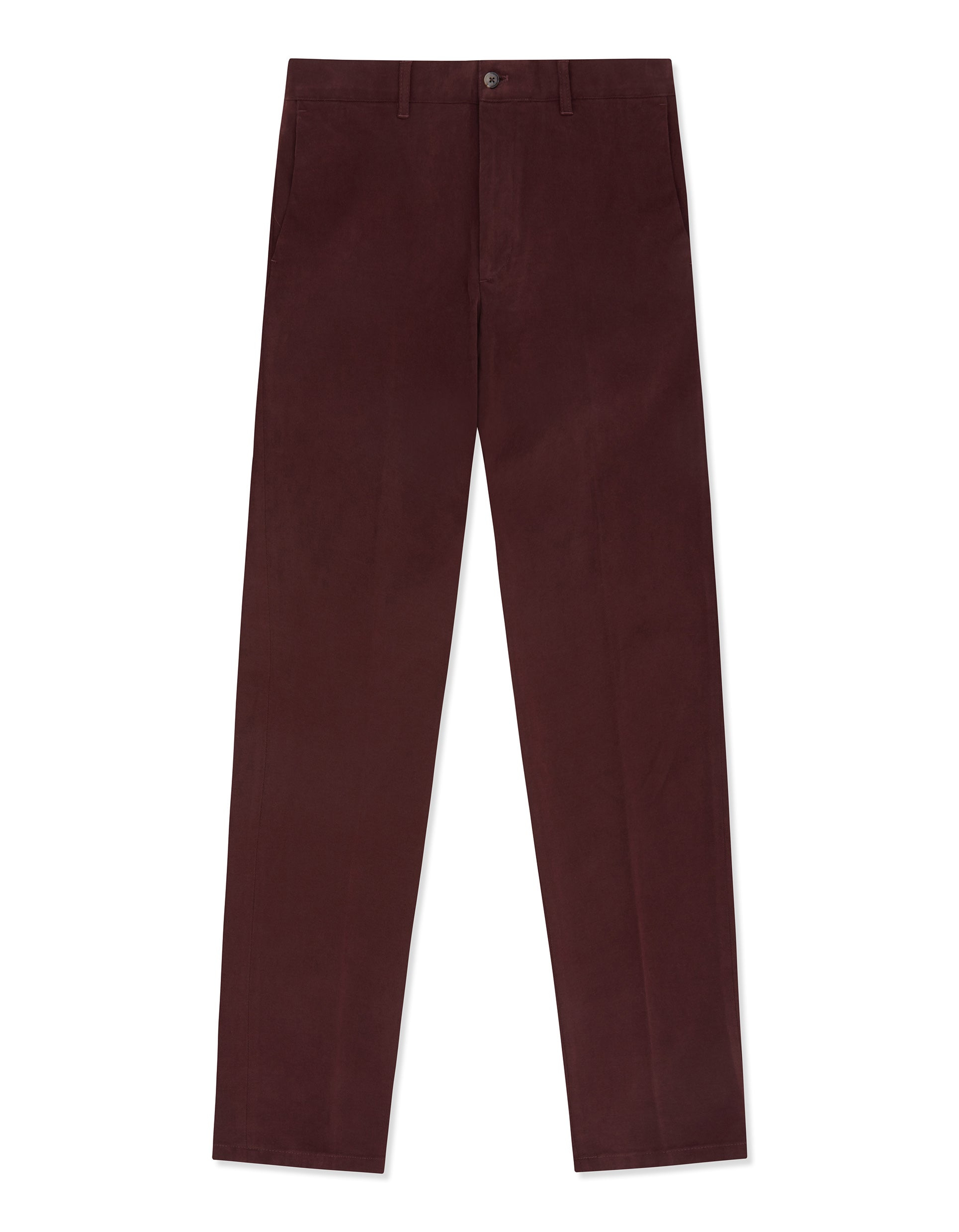 Gresham Blake Men's Red Burgundy Cotton Stretch Chino In Red