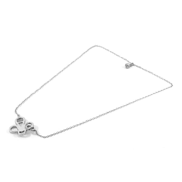 Anchor & Crew Flying Bee Link Paradise Silver Necklace Pendant In Silver