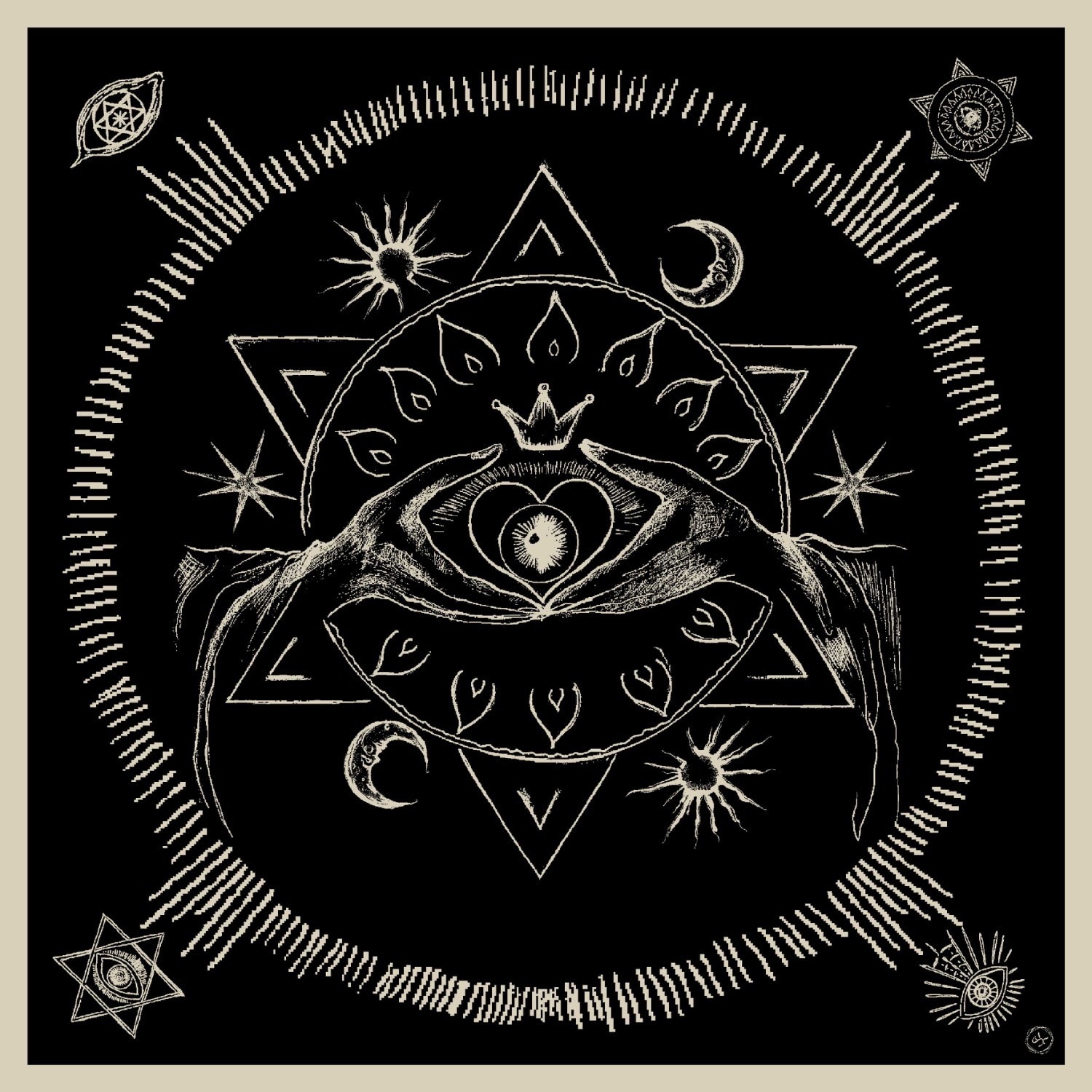 Women's Inner Vision Midnight Neckerchief | Selin Kucuksoz