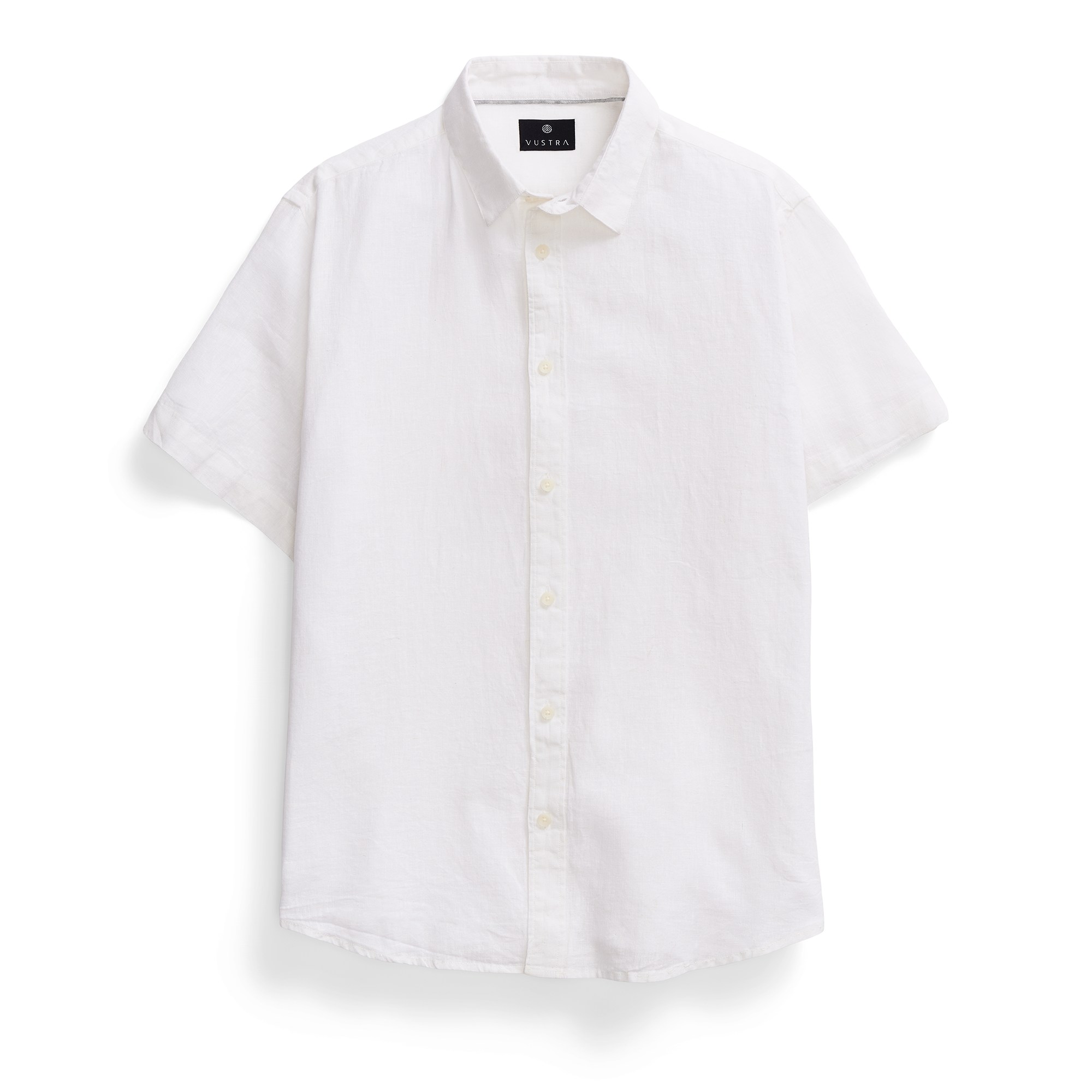 Vustra Men's Pearl White Short-sleeve