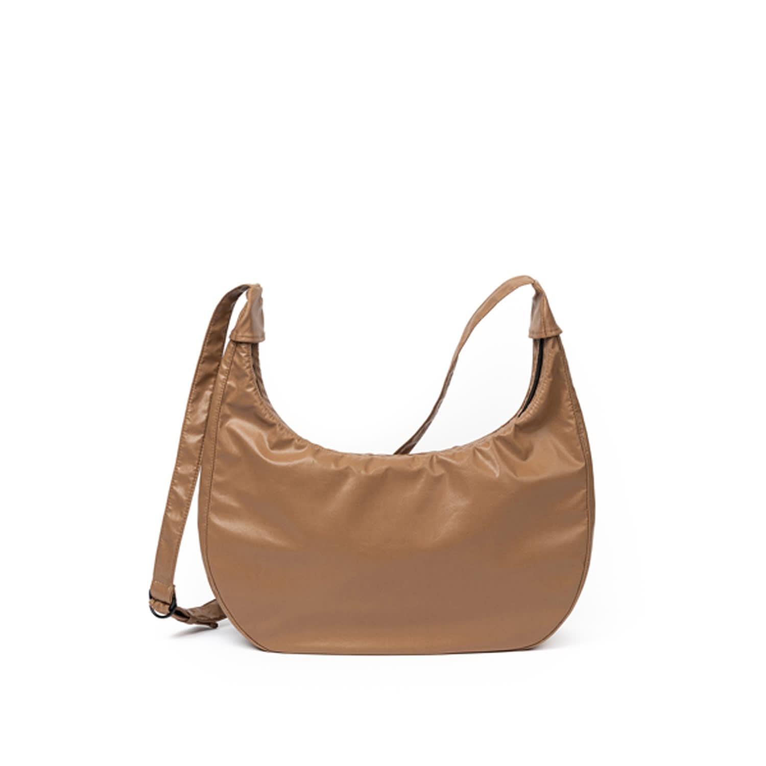 ☆HAH ARCHIVE☆ AP Edition Crescent Coated Hobo Bag Brown S# After Pray Edition | Crescent Coated Hobo Bag - Brown | HAH