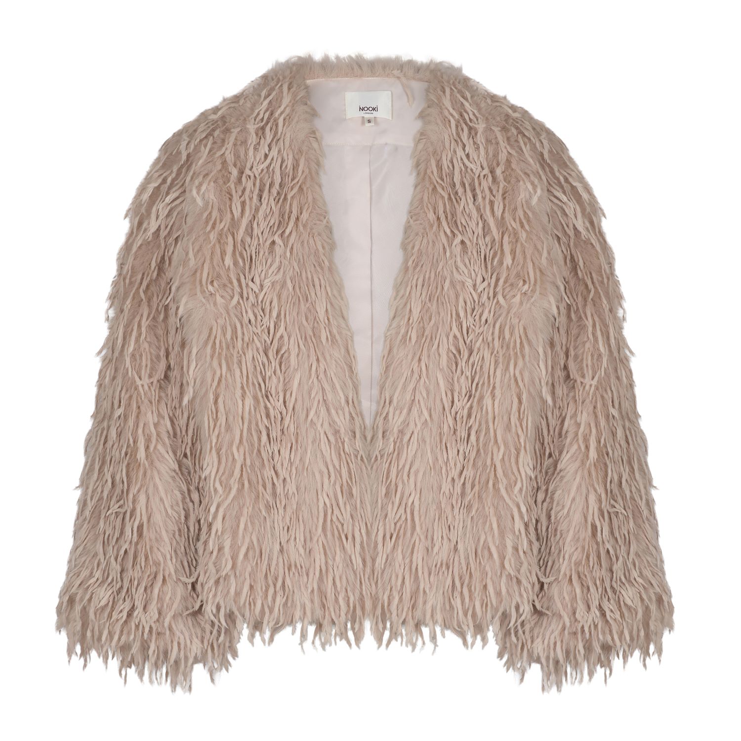Nooki Design Women's Neutrals / Grey Marmot Jacket In Latte In Neutral